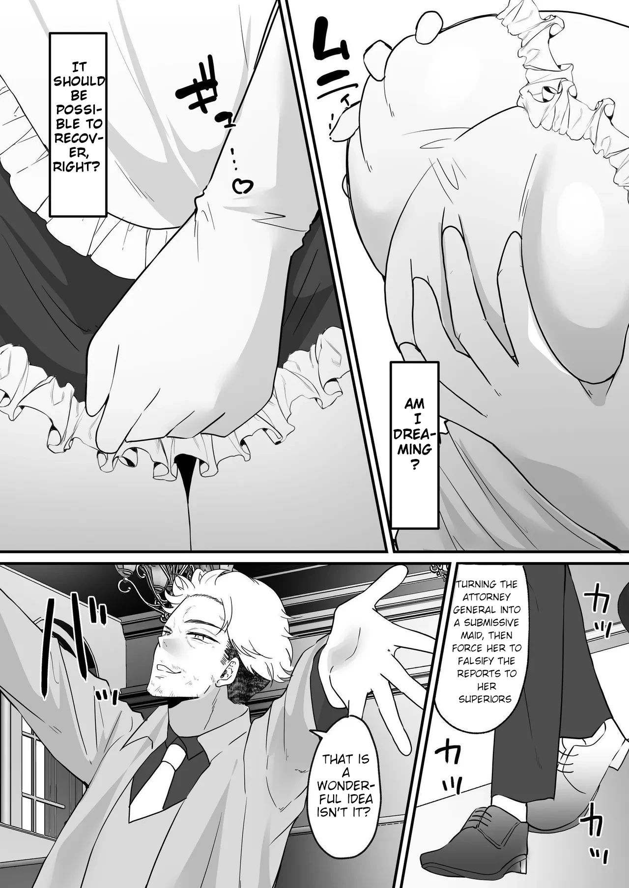 [Seika Kairaku Shoten (Labui, URA)]TS Gohoushi Maid ~Akutoku Ryoushu no Kansa ni Kita noni Nyotaika Sarete Seishori Maid ni Saremashita~ Page 6