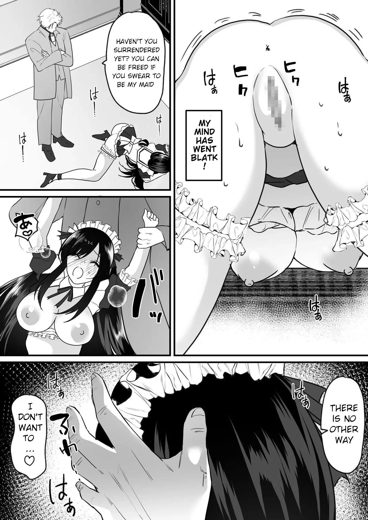 [Seika Kairaku Shoten (Labui, URA)]TS Gohoushi Maid ~Akutoku Ryoushu no Kansa ni Kita noni Nyotaika Sarete Seishori Maid ni Saremashita~ Page 8
