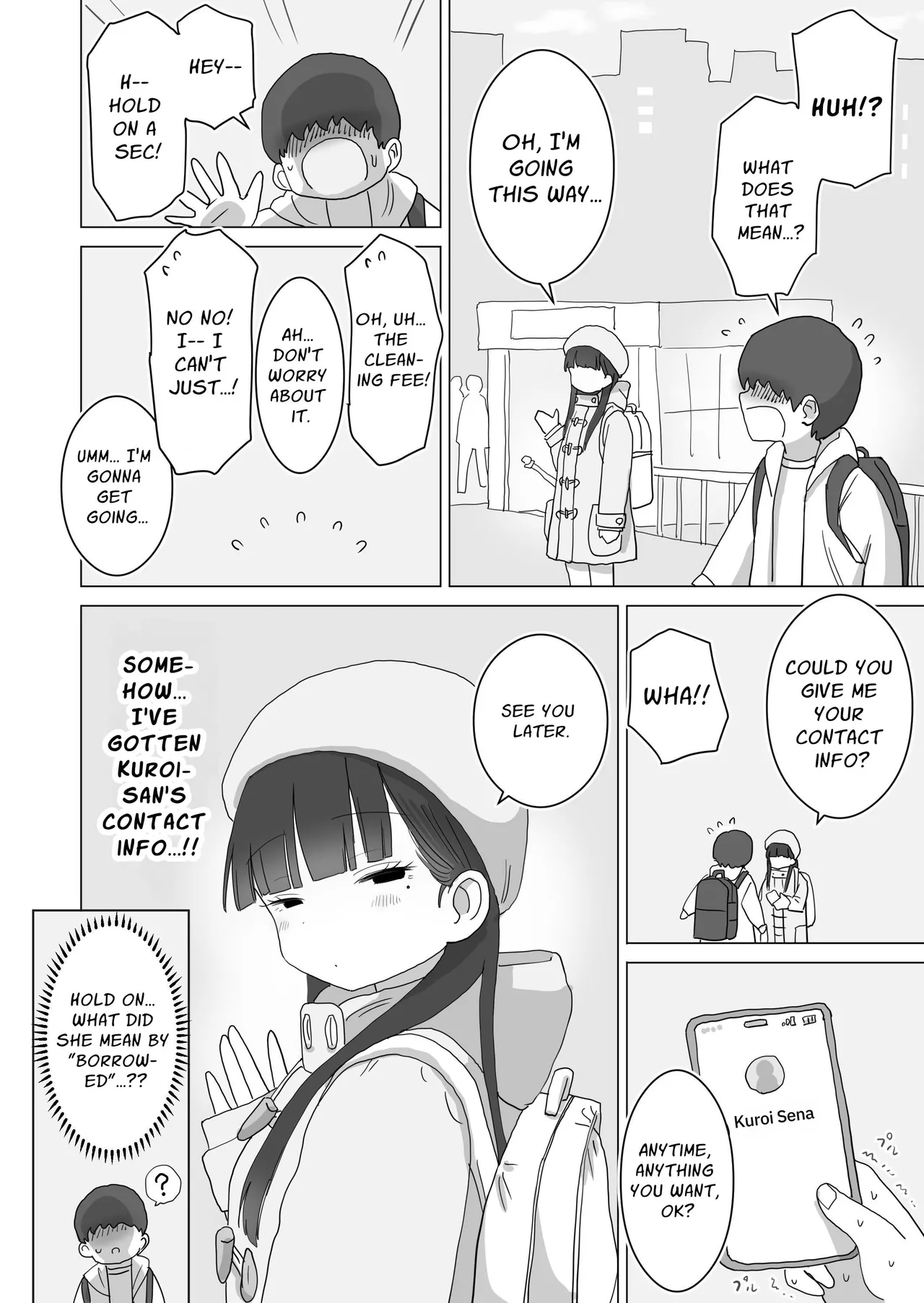[Hiyashi Makura]Yokou Bus Demo Kossori Nakadashi Sasete Kureru Classmate no Kuroi-san | My Classmate Kuroi Lets Me Secretly Creampie Her Even On An Overnight Bus[English] [SoupTL] Page 50