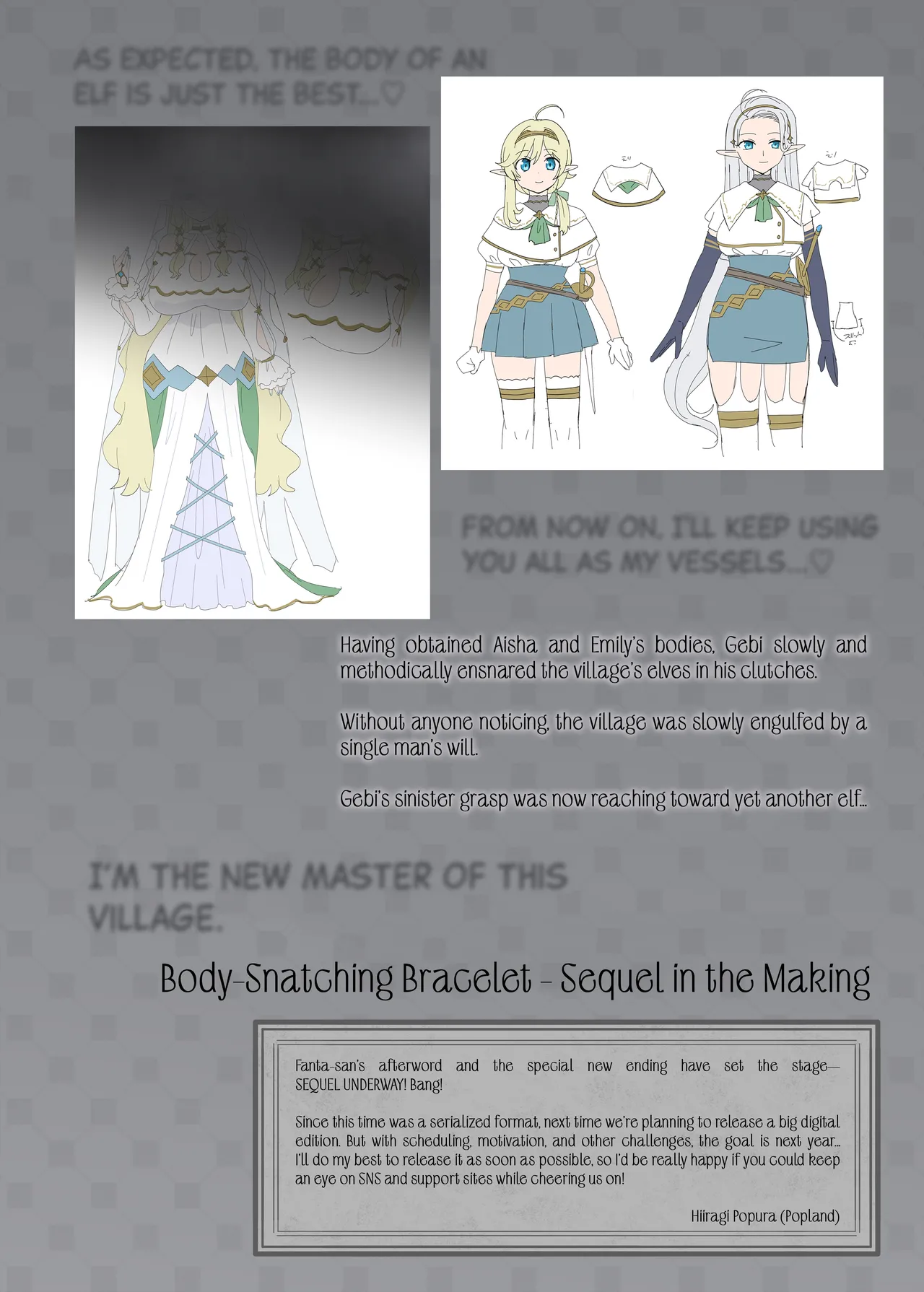 [Popland (Fanta no Cola Aji, Hiiragi Popura)]Nikutai Dorobou no Udewa | Body-Snatching Bracelet[English] [Black Grimoires] Page 65