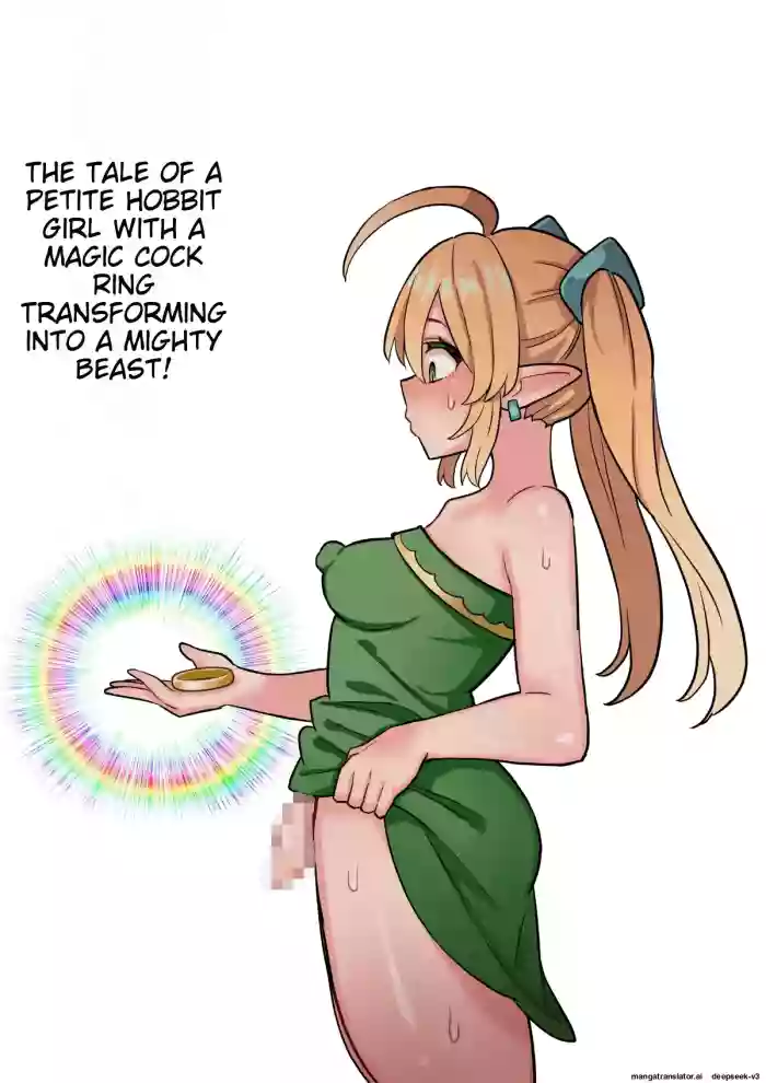 [Hotaru] [English] [Machine TL]Tanshou Houkei Futanari Hobbit Shoujo ga Mahou no Yubiwa de Kyokon Seiyoku Monster ni naru Hanashi 1-3