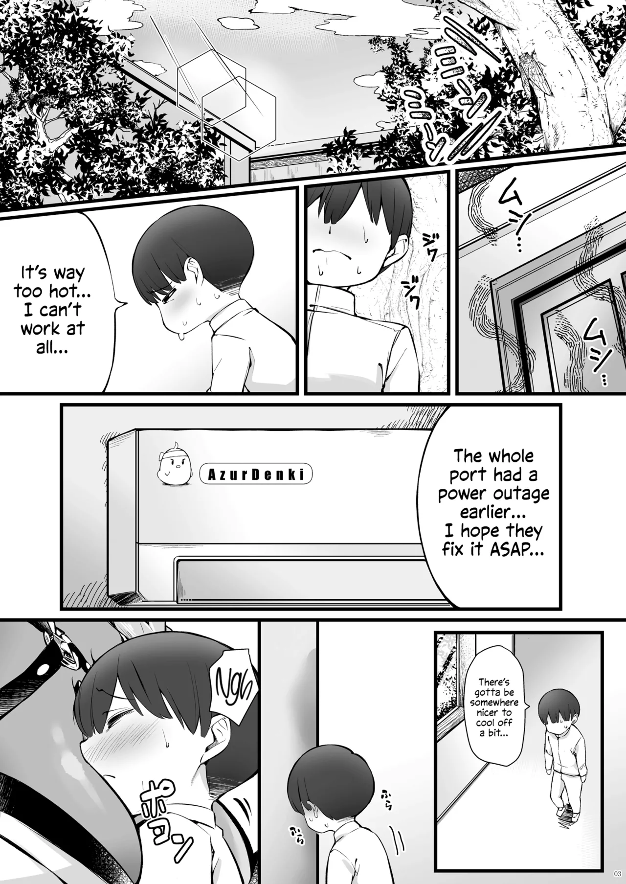 [SALTCHOC (Naha 78, Yasuda K)]Owari to Shota Shikikan no Majiyaba na Love Power | Owari and Commander's Super High Sex Drive(Azur Lane) [English] [Shiromaru] [Decensored] [Digital] Page 4