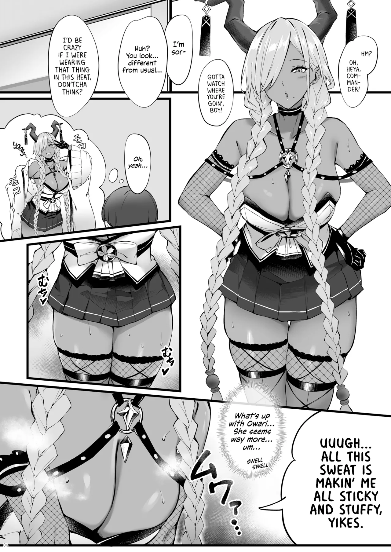 [SALTCHOC (Naha 78, Yasuda K)]Owari to Shota Shikikan no Majiyaba na Love Power | Owari and Commander's Super High Sex Drive(Azur Lane) [English] [Shiromaru] [Decensored] [Digital] Page 5