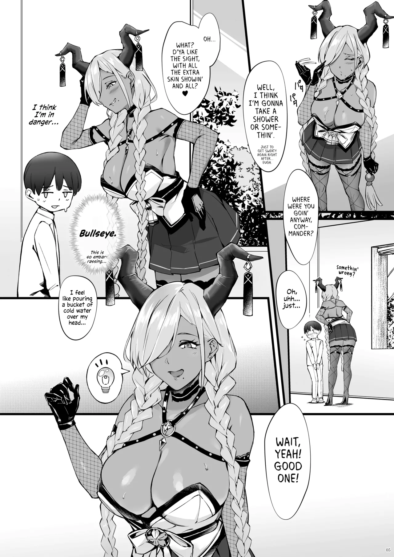 [SALTCHOC (Naha 78, Yasuda K)]Owari to Shota Shikikan no Majiyaba na Love Power | Owari and Commander's Super High Sex Drive(Azur Lane) [English] [Shiromaru] [Decensored] [Digital] Page 6