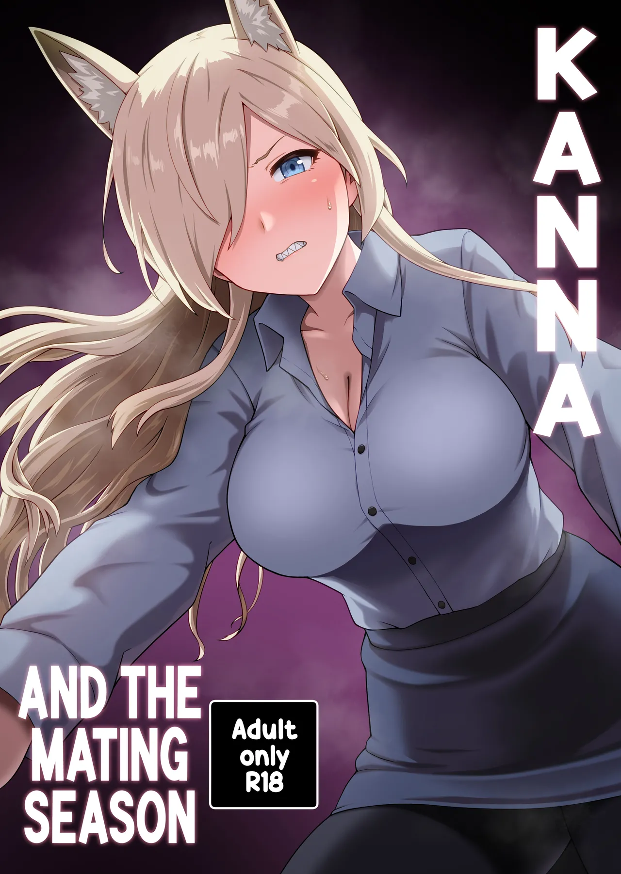 [Eight Million (Hidemi)]Kanna to Hatsujouki | Kanna And The Mating Season(Blue Archive) [English] [NudeSalad] [Digital] Page 1