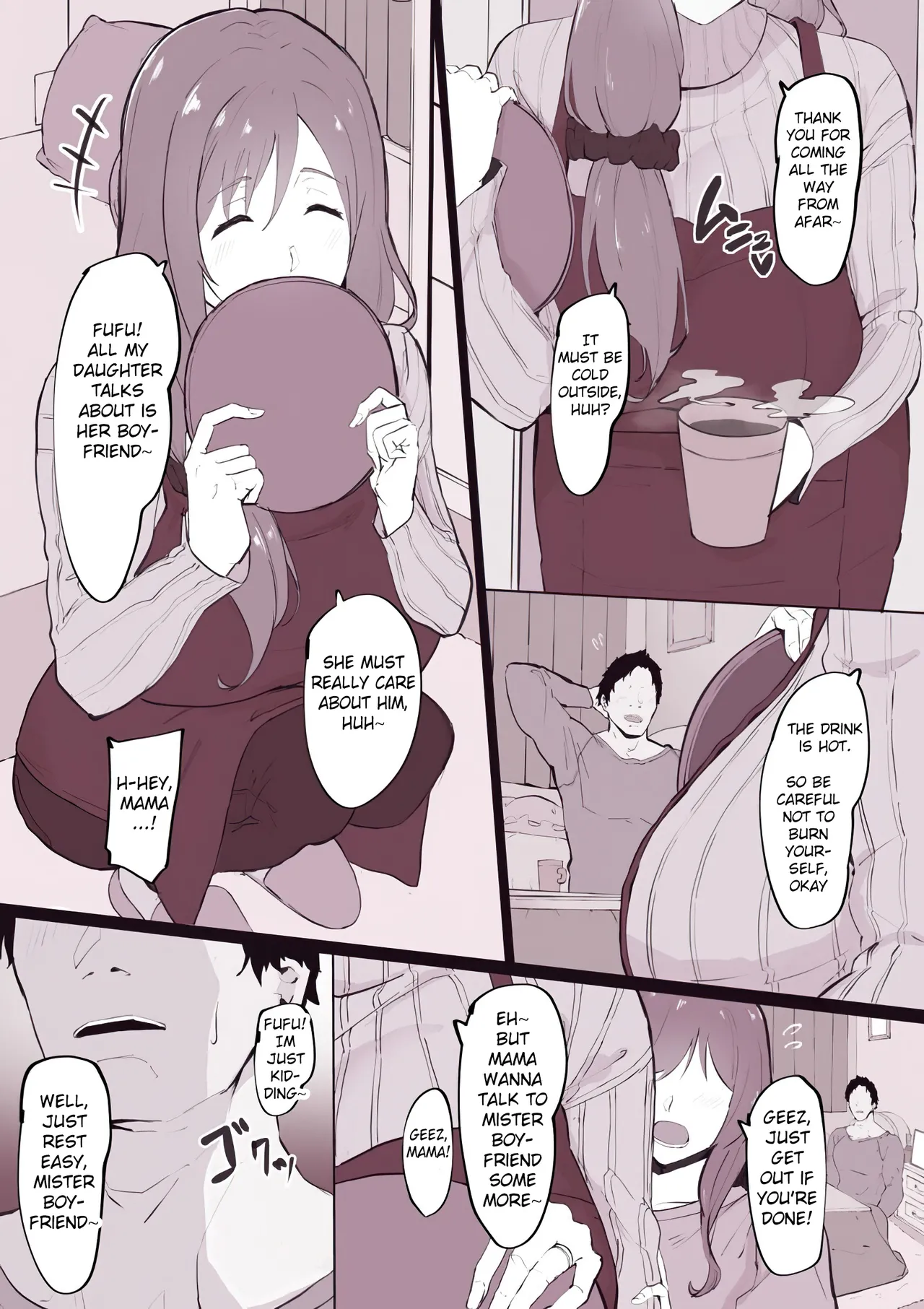 [Soramame]Musume no Karesi ni Netorare Tyau Mama-san[English] [Fated Circle] Page 2