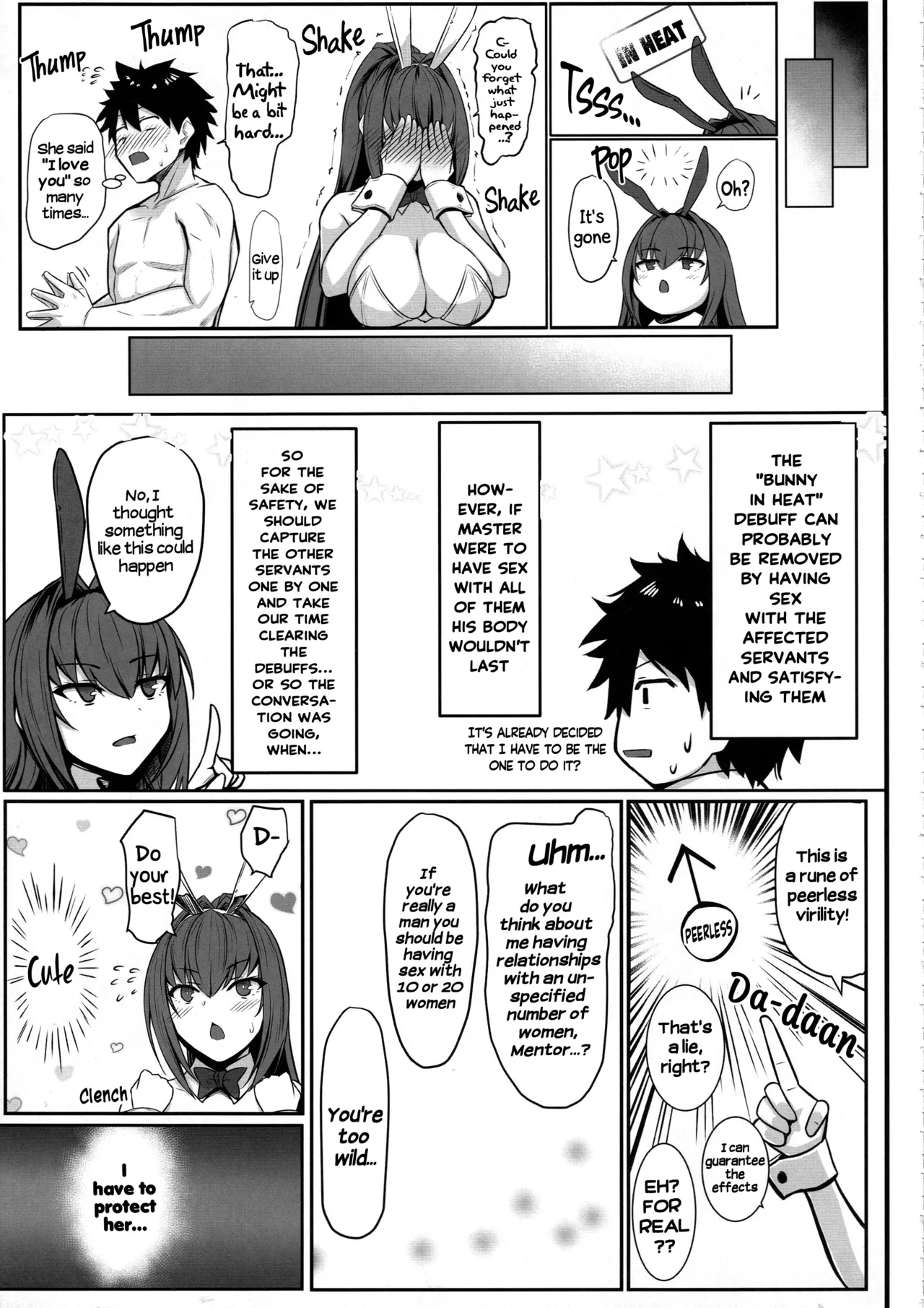 (C105) [Kuroshiro Desire (Akitsuki Karasu)]In Heat! Bunny Singularity(Fate/Grand Order) [Hikarinokaze] [English] Page 16