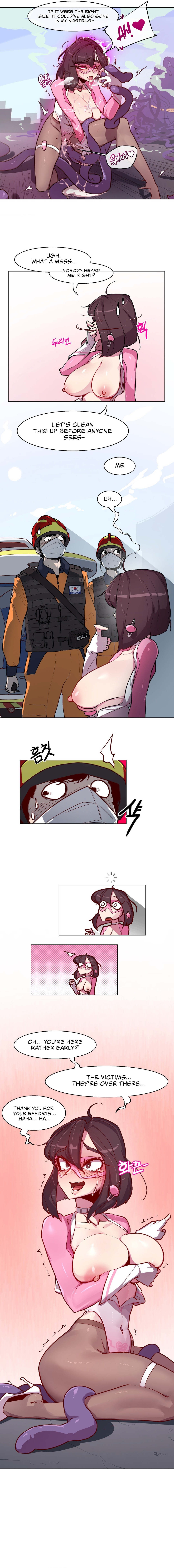 [Boiled Chicken & Mushypeas]Secret! Orgasm Hero(1-8) [English] [The Blank] [Ongoing] Page 25