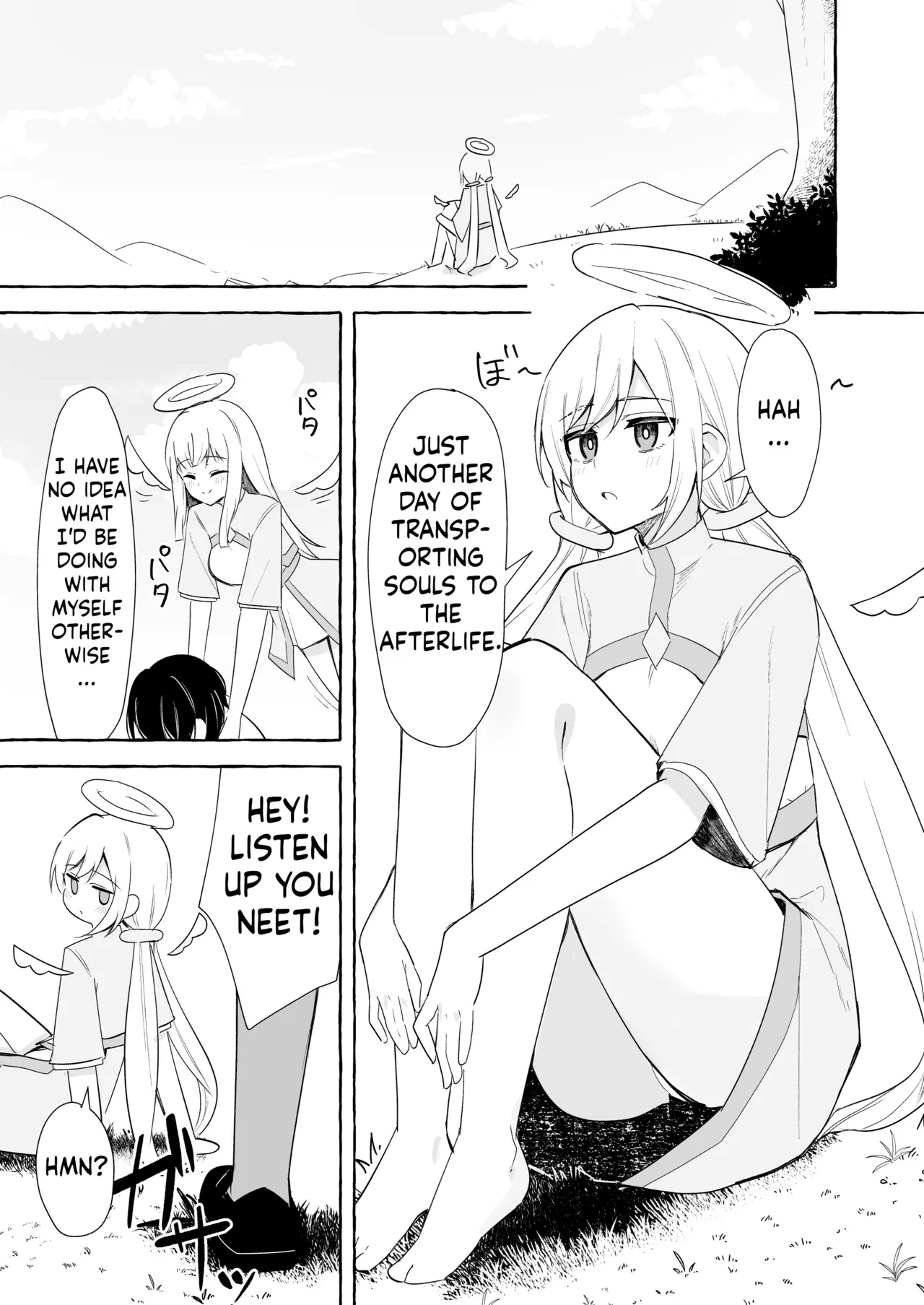 [Napopasu]Futanari Akuma to Tenshii-chan[ushirotranslations] Page 1