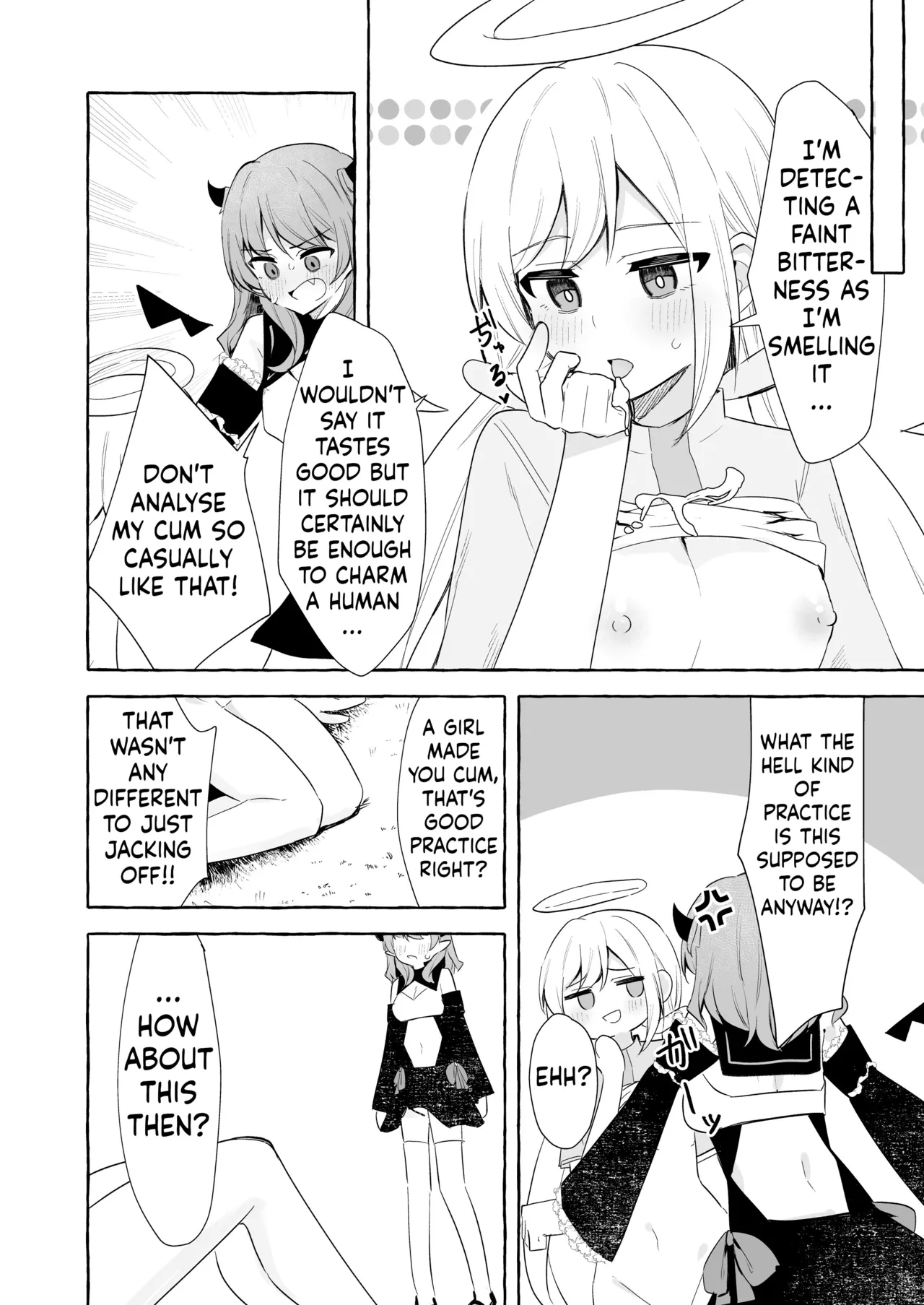 [Napopasu]Futanari Akuma to Tenshii-chan[ushirotranslations] Page 10