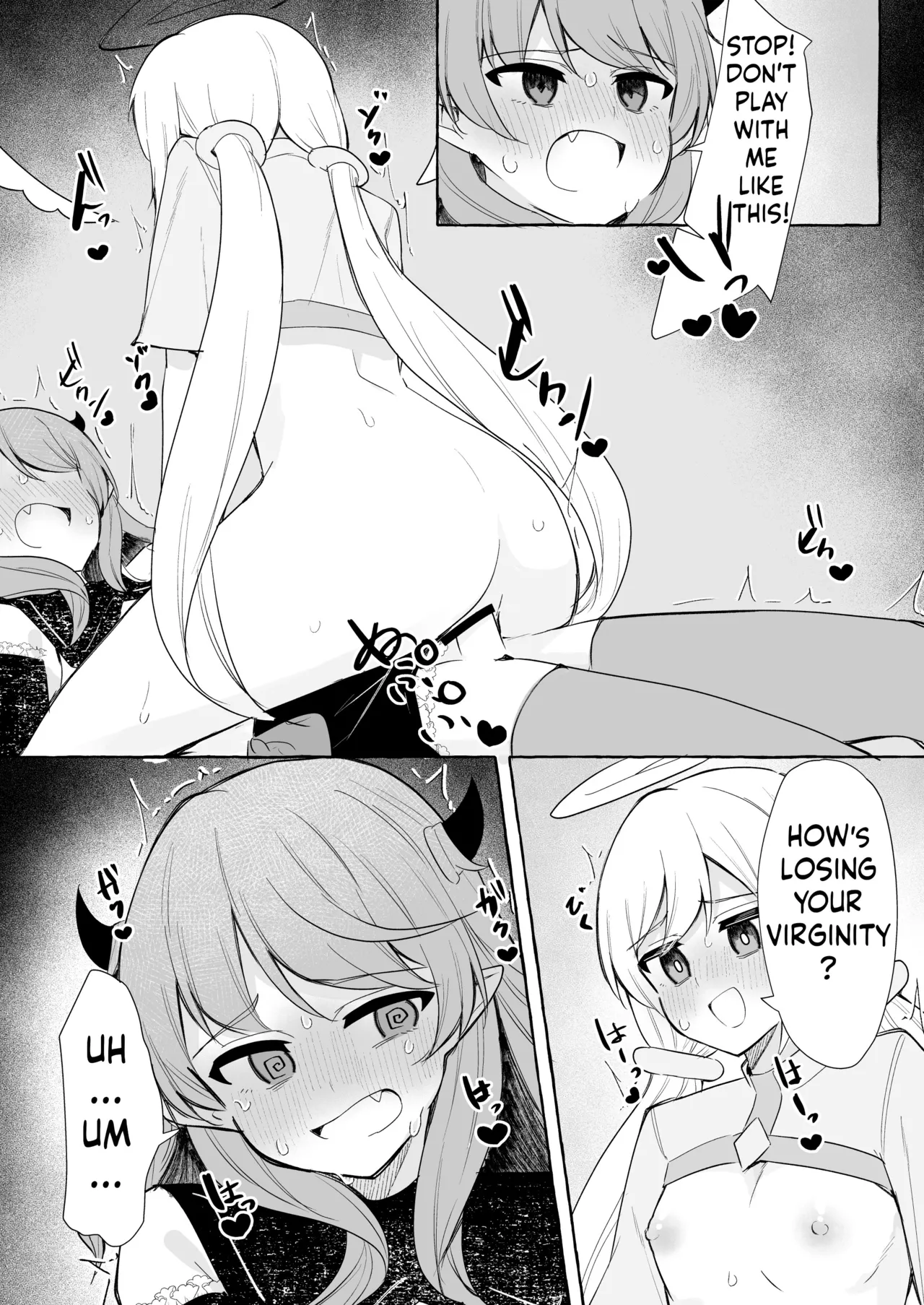 [Napopasu]Futanari Akuma to Tenshii-chan[ushirotranslations] Page 18