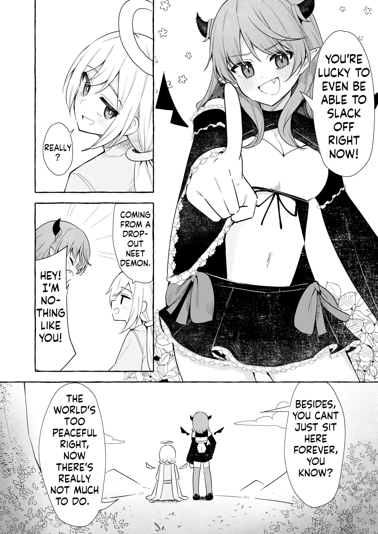 [Napopasu]Futanari Akuma to Tenshii-chan[ushirotranslations] Page 2