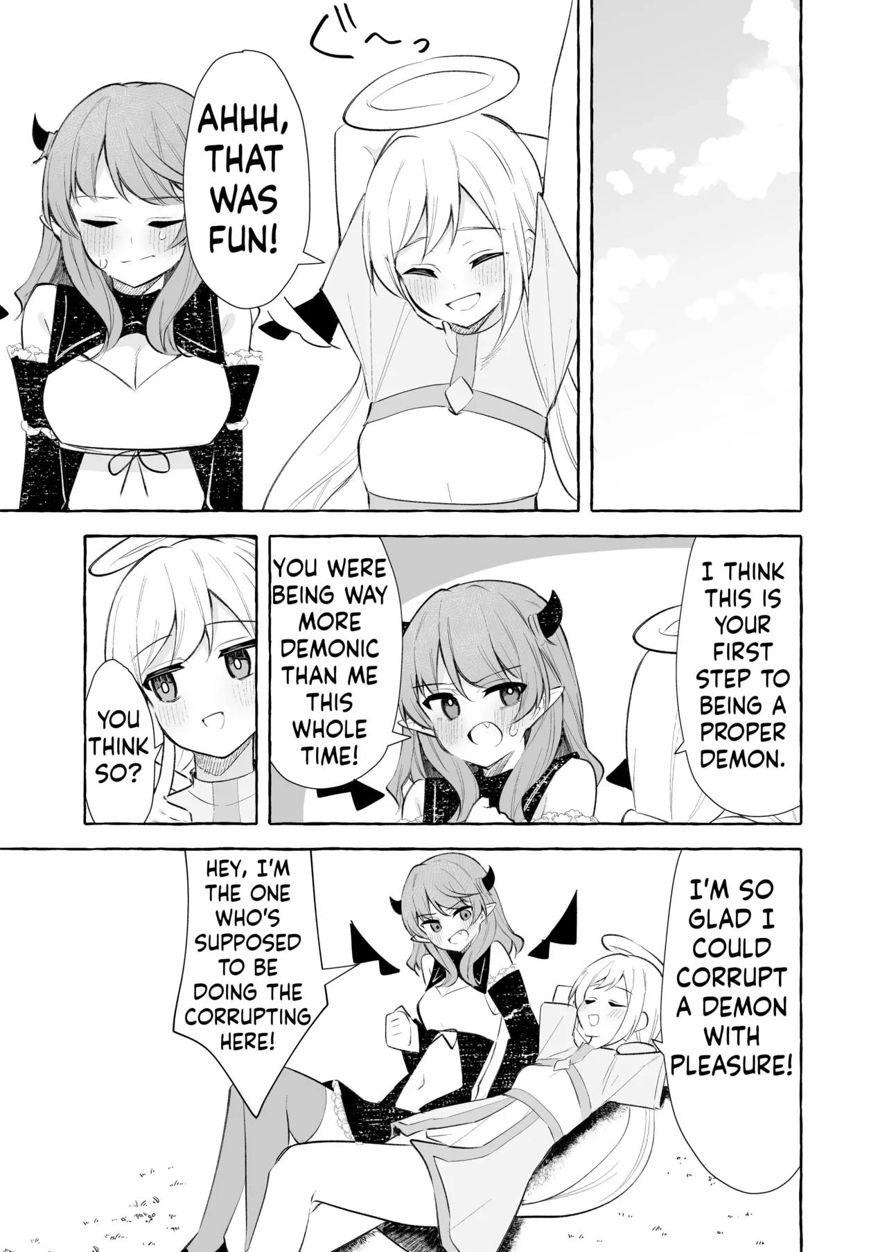 [Napopasu]Futanari Akuma to Tenshii-chan[ushirotranslations] Page 29