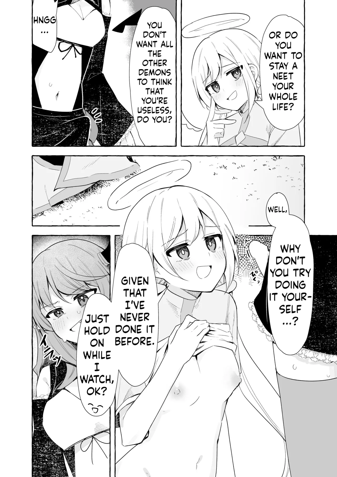 [Napopasu]Futanari Akuma to Tenshii-chan[ushirotranslations] Page 5