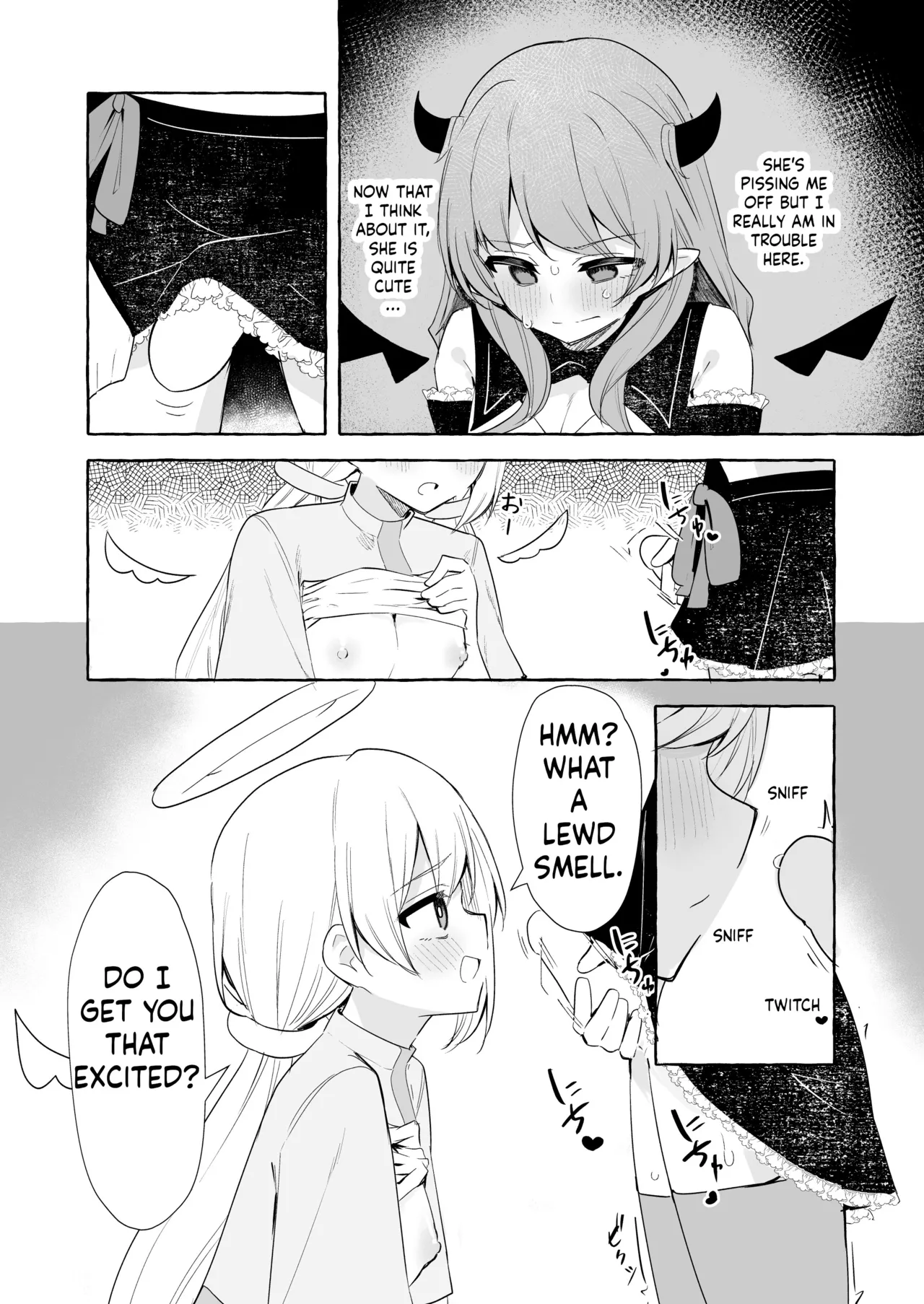 [Napopasu]Futanari Akuma to Tenshii-chan[ushirotranslations] Page 6
