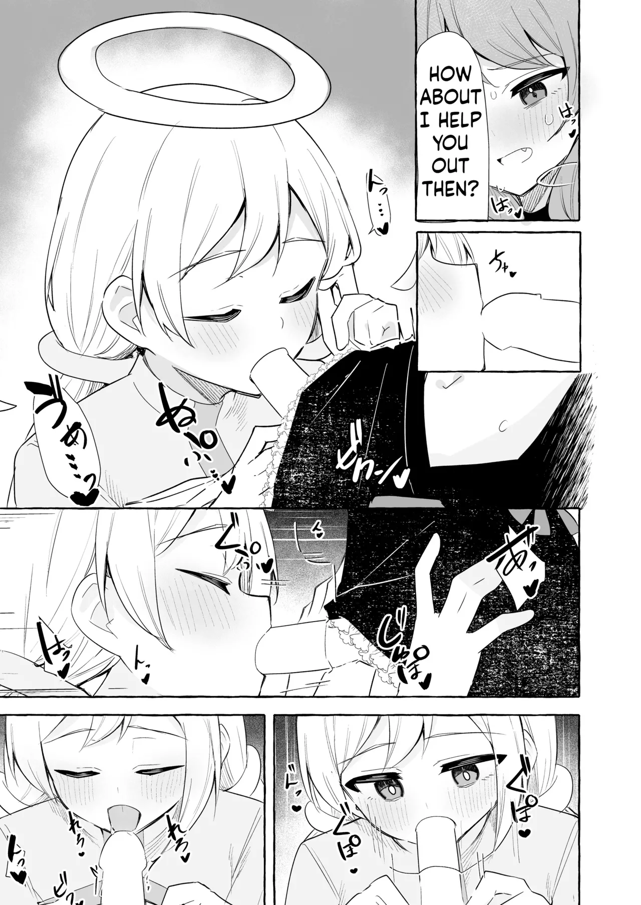 [Napopasu]Futanari Akuma to Tenshii-chan[ushirotranslations] Page 7