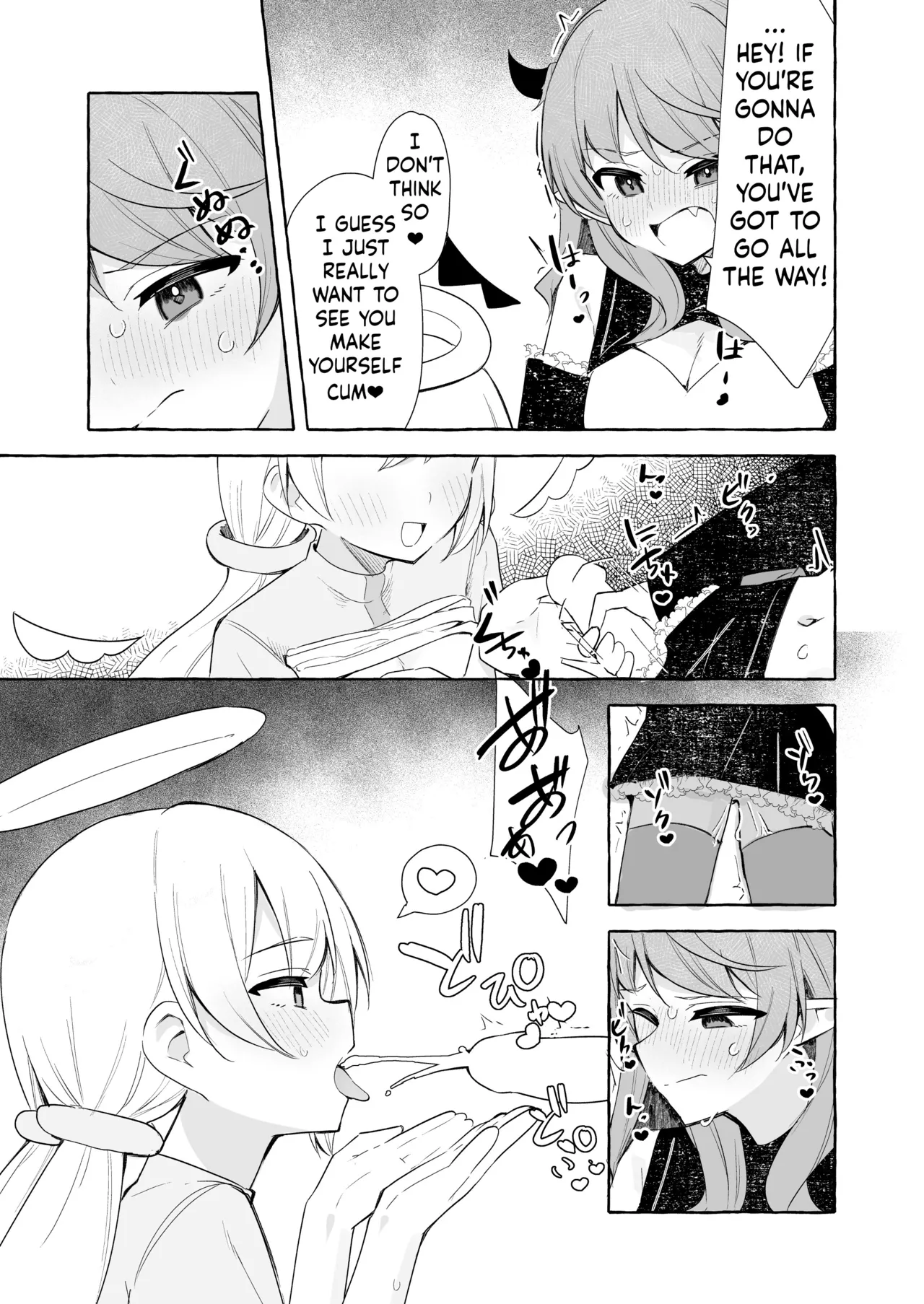 [Napopasu]Futanari Akuma to Tenshii-chan[ushirotranslations] Page 9