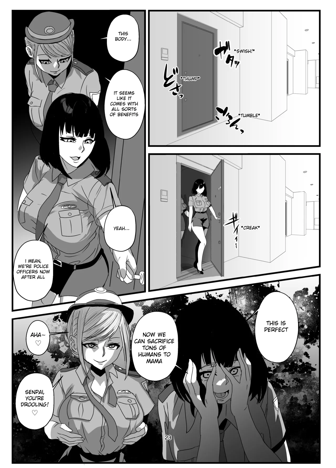 [Nottori-Dou (Poze)]Sagekawaru Haha Musume | Replacing Mother and Daughter Page 23
