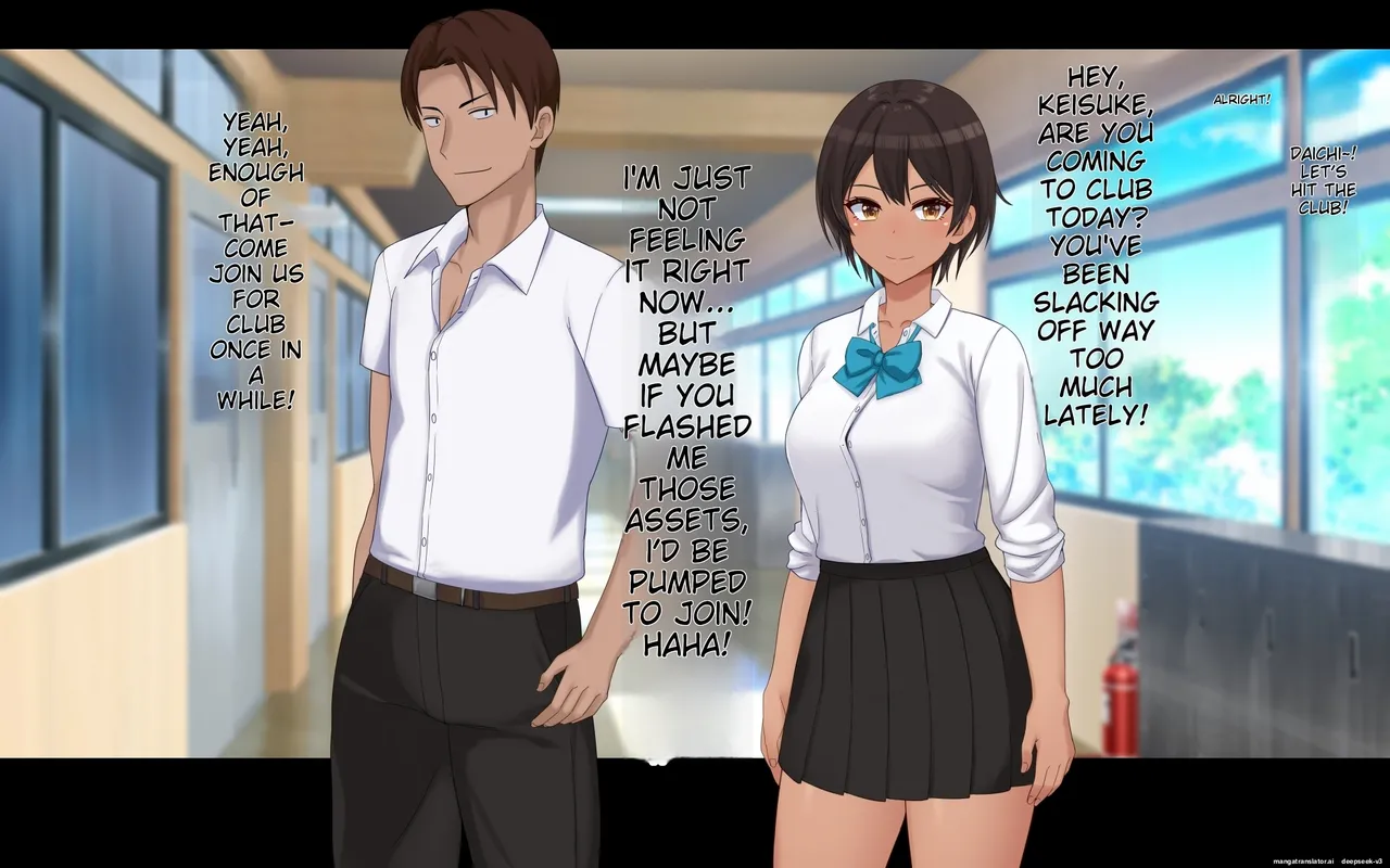 [AI Translation][Dorichin Koubou]Naka ga Ii Onna Tomodachi wa Aitsu no Kanojo datta Page 175