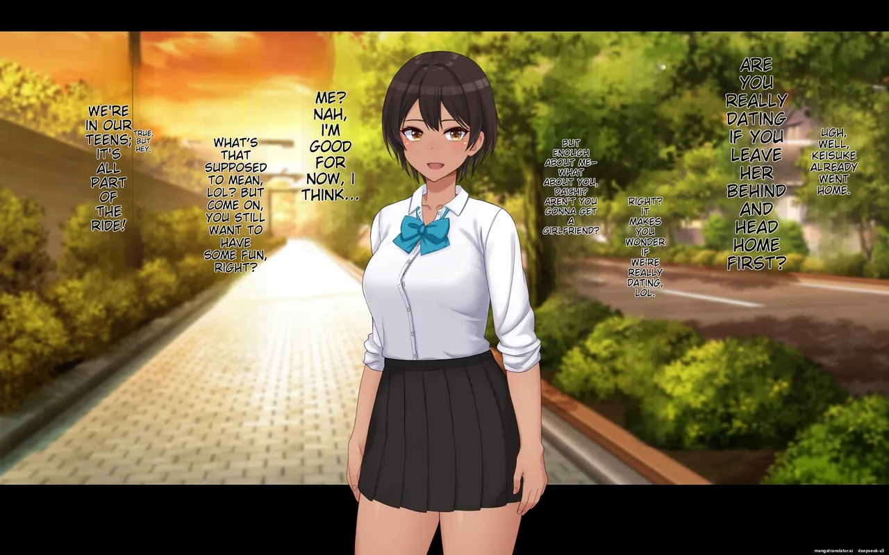 [AI Translation][Dorichin Koubou]Naka ga Ii Onna Tomodachi wa Aitsu no Kanojo datta Page 48