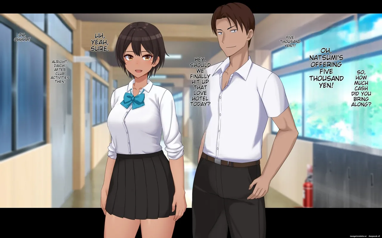 [AI Translation][Dorichin Koubou]Naka ga Ii Onna Tomodachi wa Aitsu no Kanojo datta Page 52