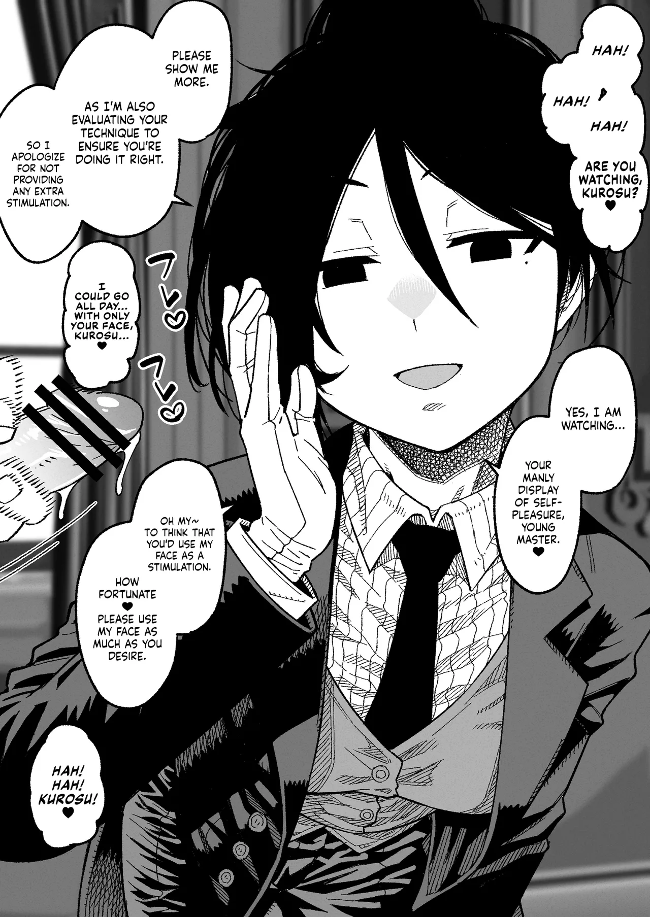 [Samon Shiu]Shitsuji to Bocchama | The Butler and Her Young Master(Fan Art) [English] Page 1