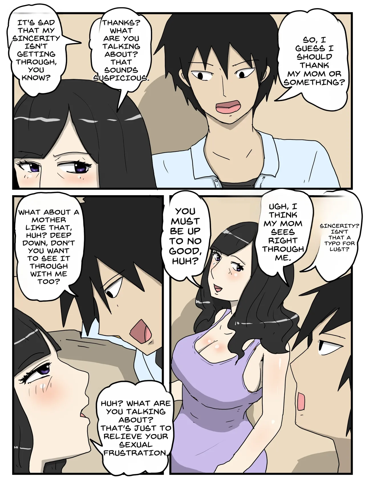 [poteto-chips]Haha no Seishori Fella no Tsuzuki wa Nakadashi Sex made Shitai[English] Page 10