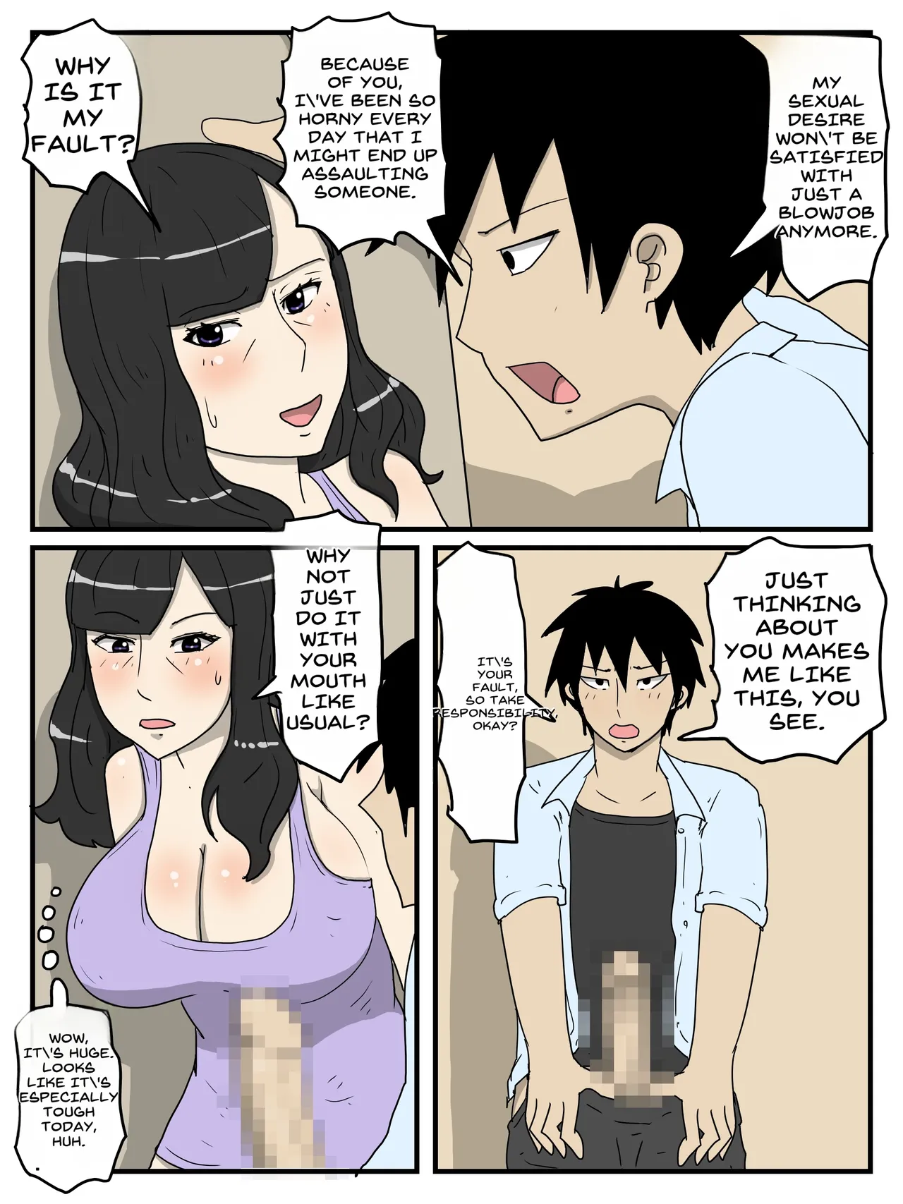 [poteto-chips]Haha no Seishori Fella no Tsuzuki wa Nakadashi Sex made Shitai[English] Page 11