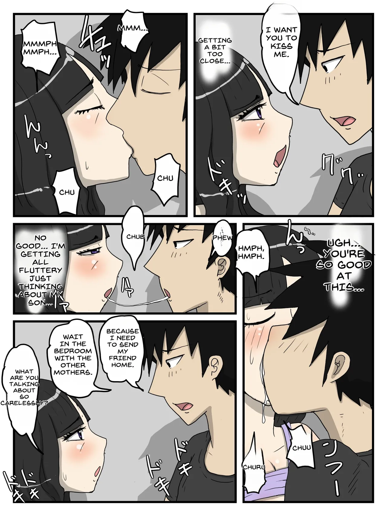 [poteto-chips]Haha no Seishori Fella no Tsuzuki wa Nakadashi Sex made Shitai[English] Page 36