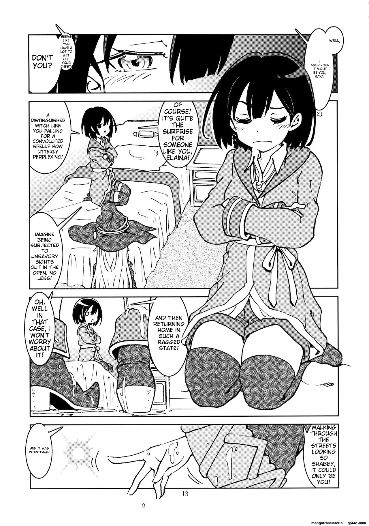 (Dai 2-Kai Ultra Summer Festa) [Madakoya (Madako)]Tabitabi Nikki ni wa Shirusenakatta Koto. 2(Majo no Tabitabi) [English] [MTL] Page 14