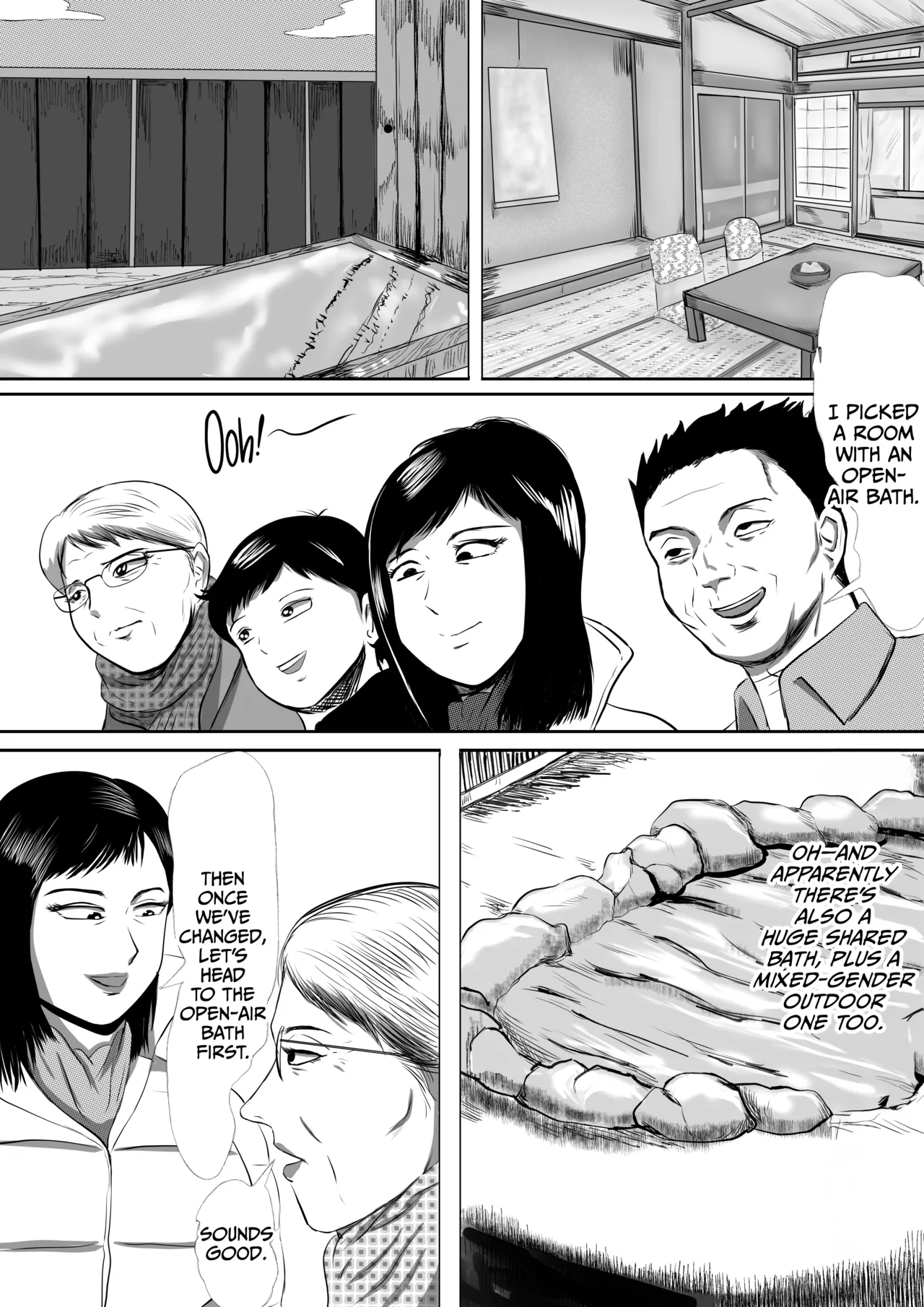 [Surigoma]Obaa-chan-chi ni Boku wa Iku! Shinnen Onsen Ryokou Hen Page 8