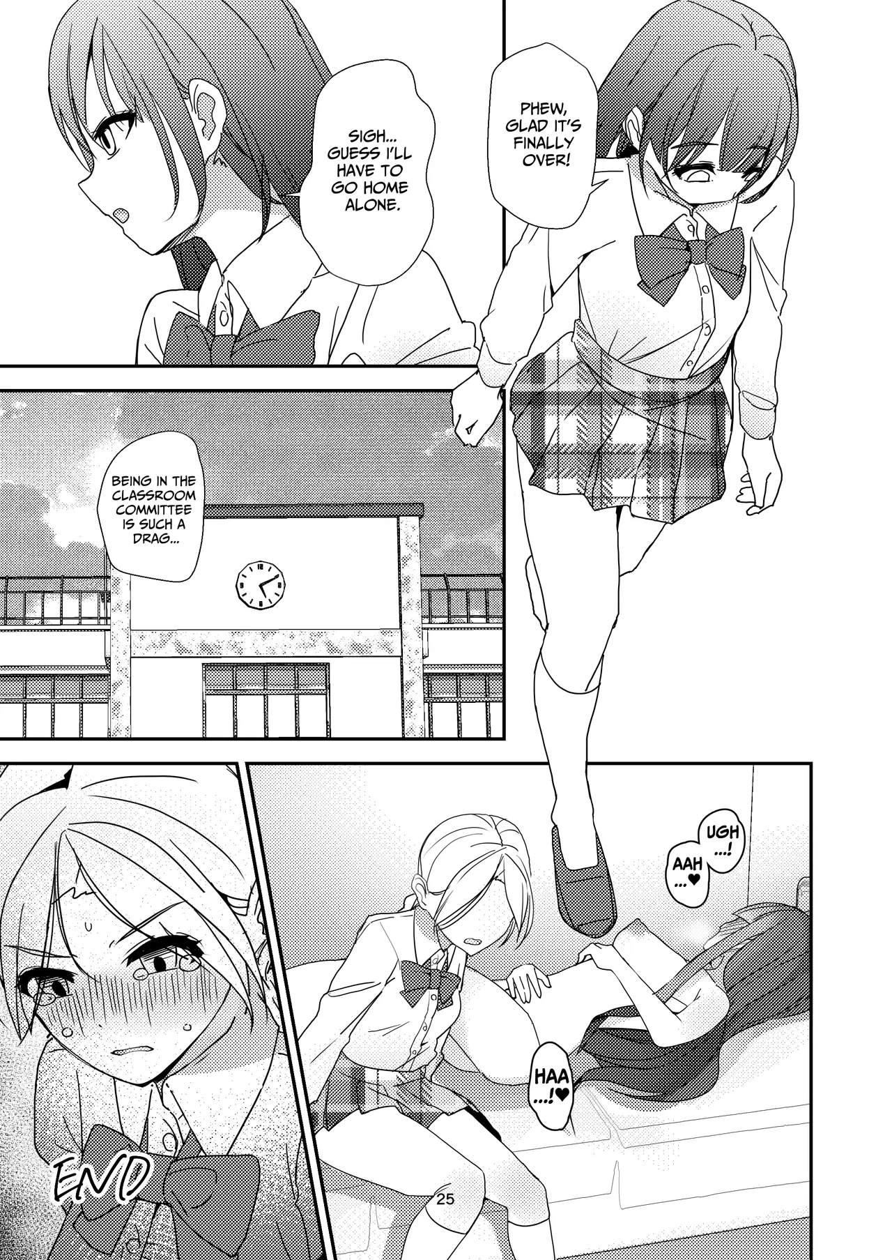 [Miyazaki Usagi House (Miyazaki)]A Tense Yuri Eromanga - She's Mine![English] [tsuyoshi] Page 25