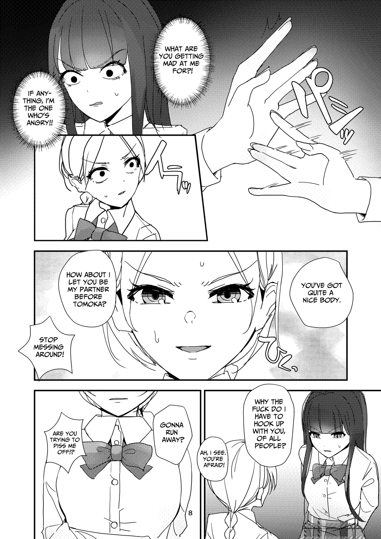 [Miyazaki Usagi House (Miyazaki)]A Tense Yuri Eromanga - She's Mine![English] [tsuyoshi] Page 8