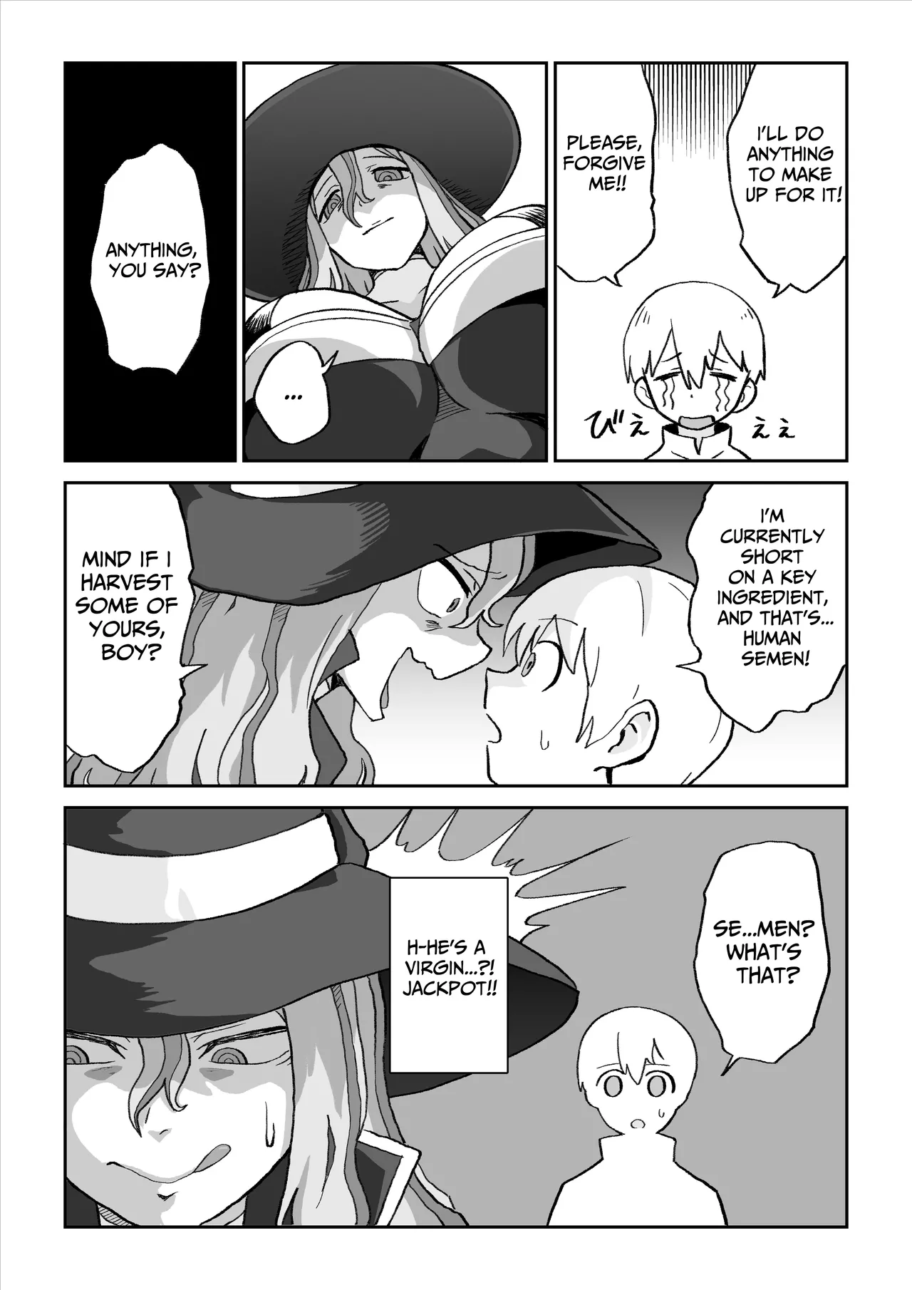 [NENIGE]A Boy's Semen Is A Witch's Treasure[English] [tsuyoshi] Page 7