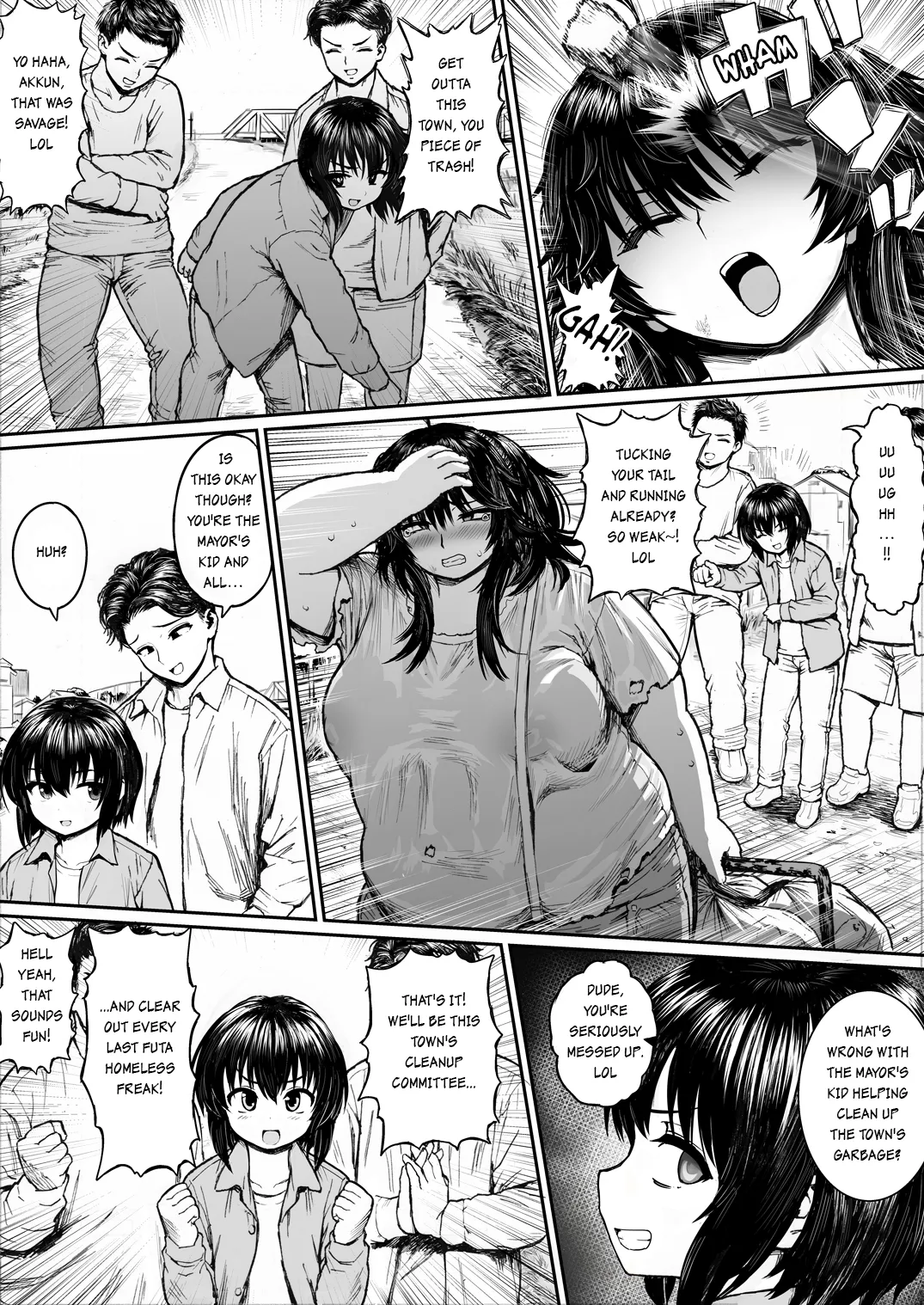 [HeroHero Hospital (HeroHero Tom)]Futanari Debu Homeless | Homeless Fat Futanari[English] [SGMJanus] Page 3