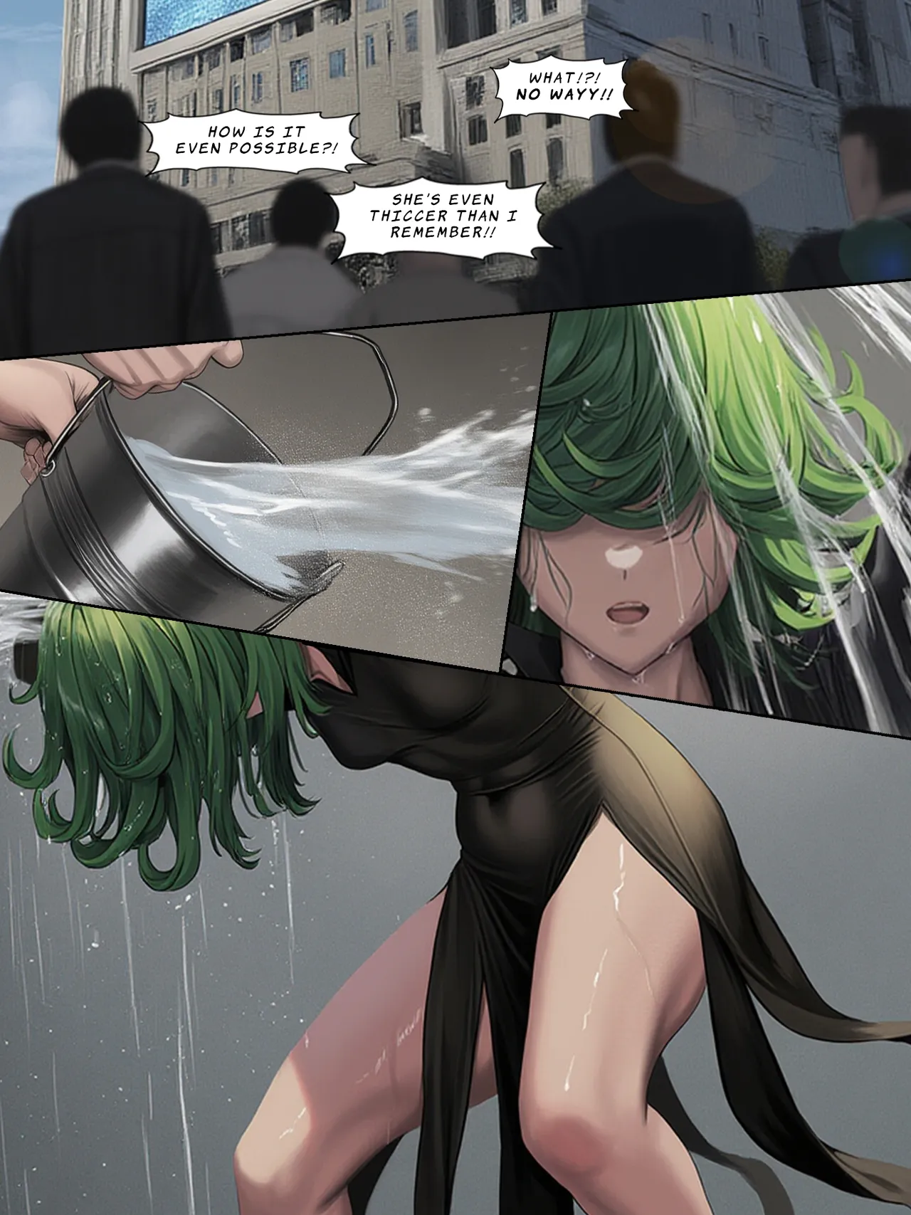 [Ongoing/WIP]Humanity's Last Broadcast - A Tatsumaki Doujin[FEFanatica/AI-Assisted] [AI Generated] Page 11