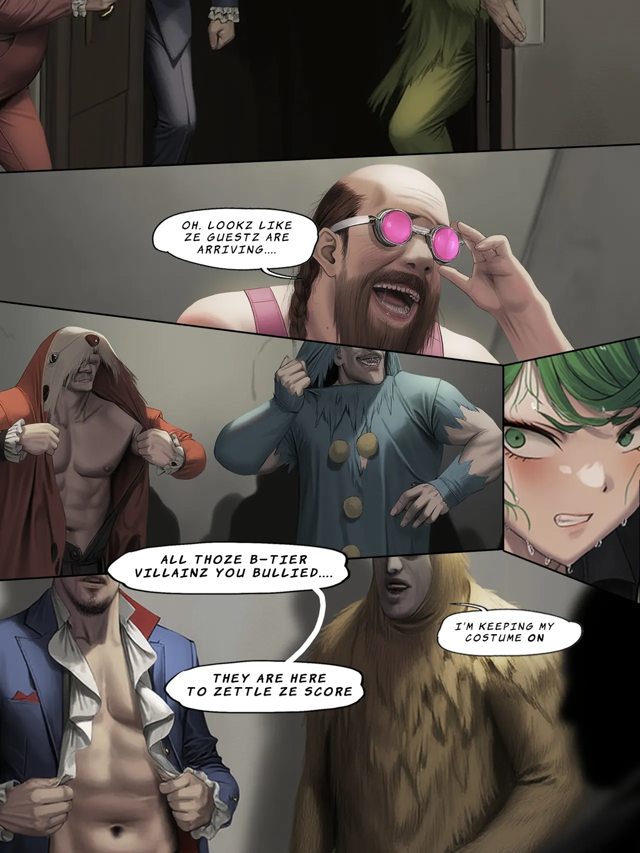 [Ongoing/WIP]Humanity's Last Broadcast - A Tatsumaki Doujin[FEFanatica/AI-Assisted] [AI Generated] Page 15