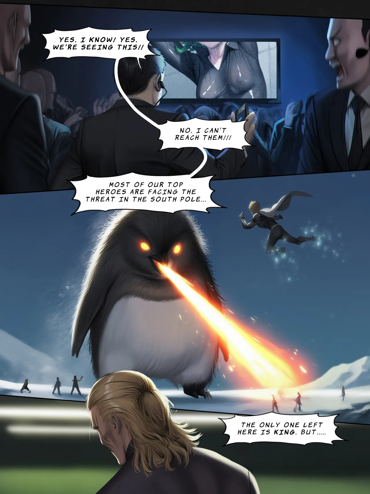 [Ongoing/WIP]Humanity's Last Broadcast - A Tatsumaki Doujin[FEFanatica/AI-Assisted] [AI Generated] Page 19