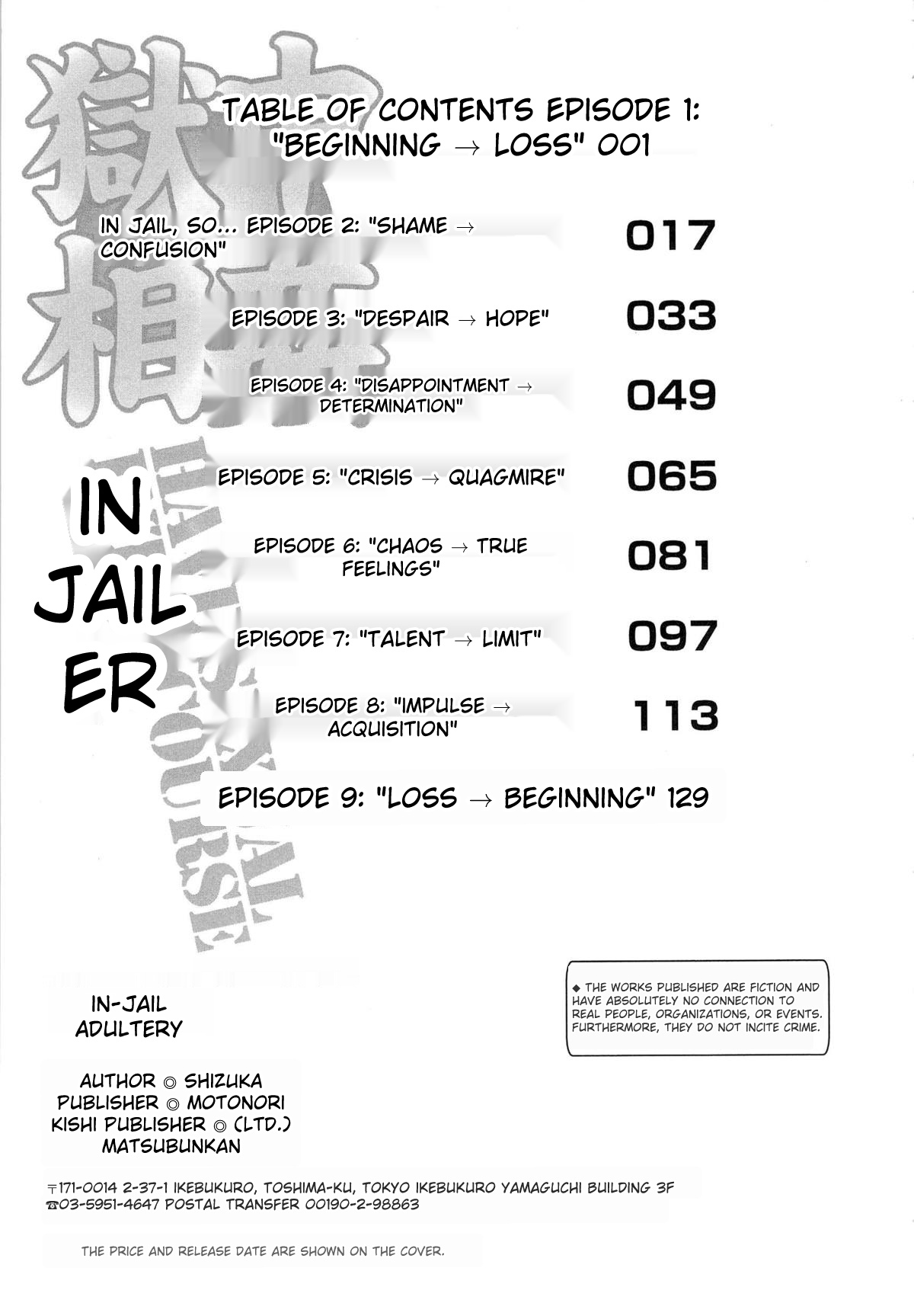 [SHIZUKA]Gokuchuu Soukan - Have Sexual Intercourse In Jail(MTL) Page 148