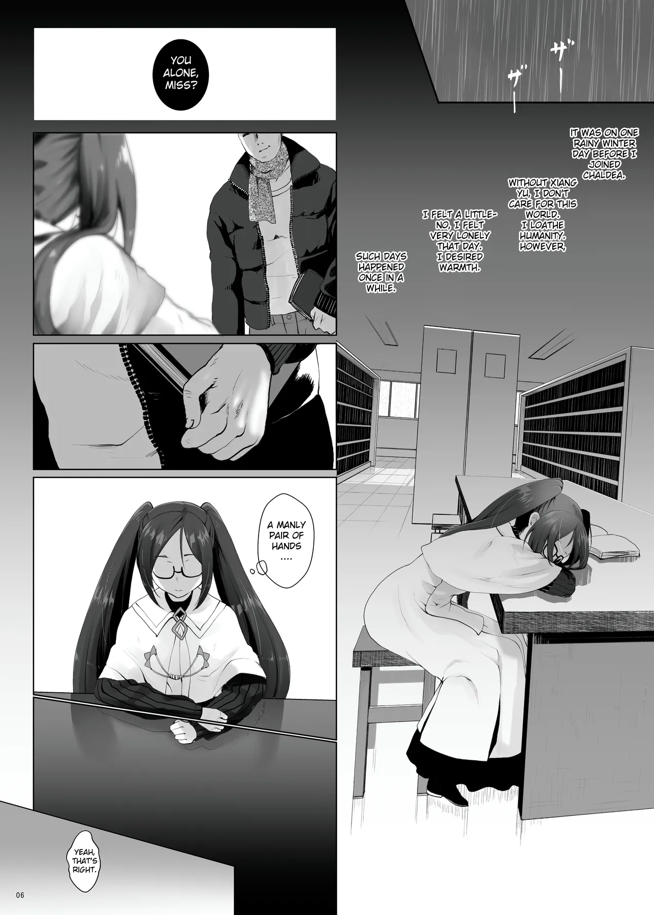 [Kuma-tan Flash! (Kumao Mofumofu)]Konya Sabishii Hinageshi wa(Fate/Grand Order) [English] [Digital] Page 5