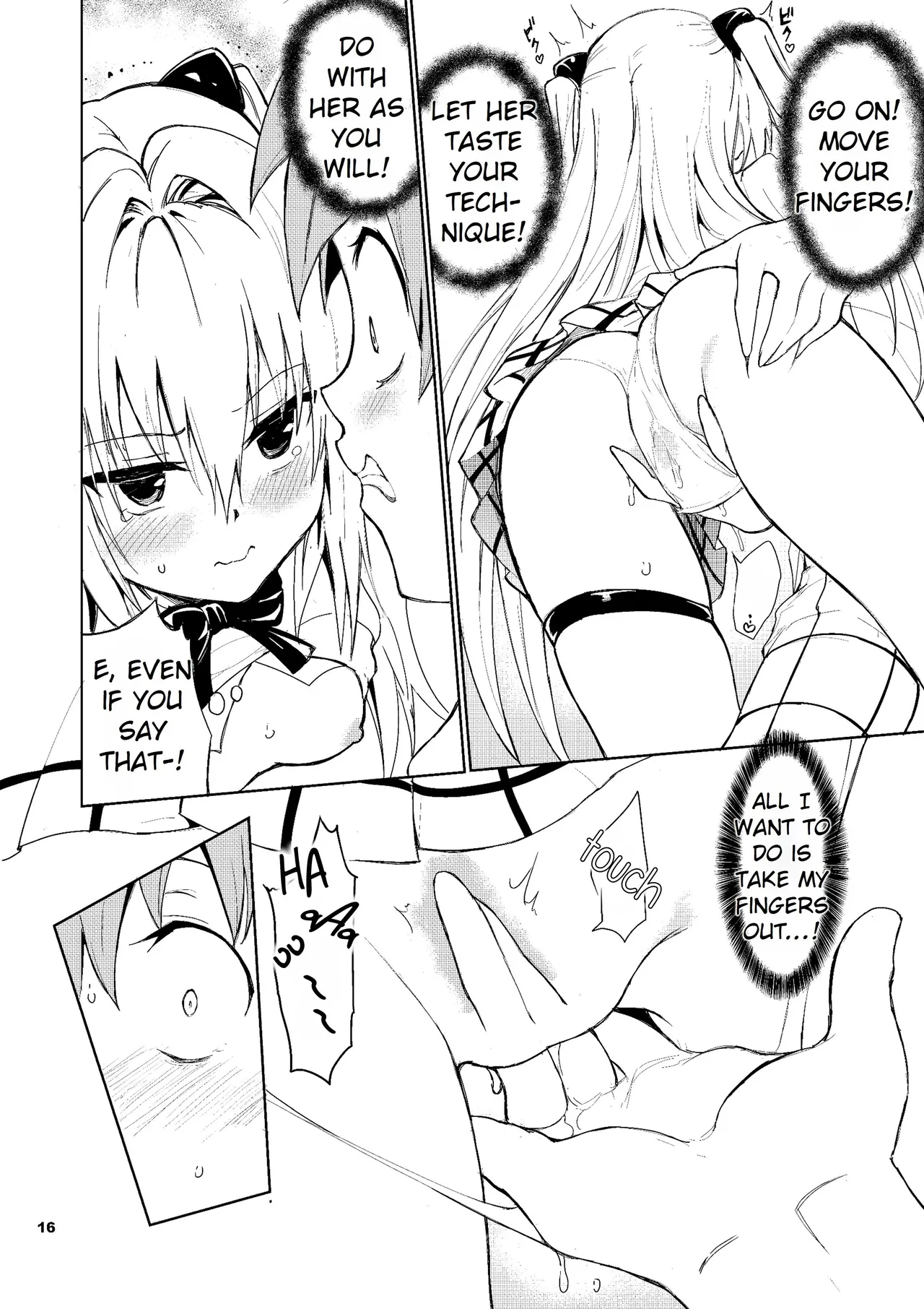 [Kyockchokyock (Kyockcho)]Ecchii no wa Kirai desu ka? | Do You Hate Ecchi?(To LOVE-Ru) [English] [Rei Scans] [Digital] Page 16