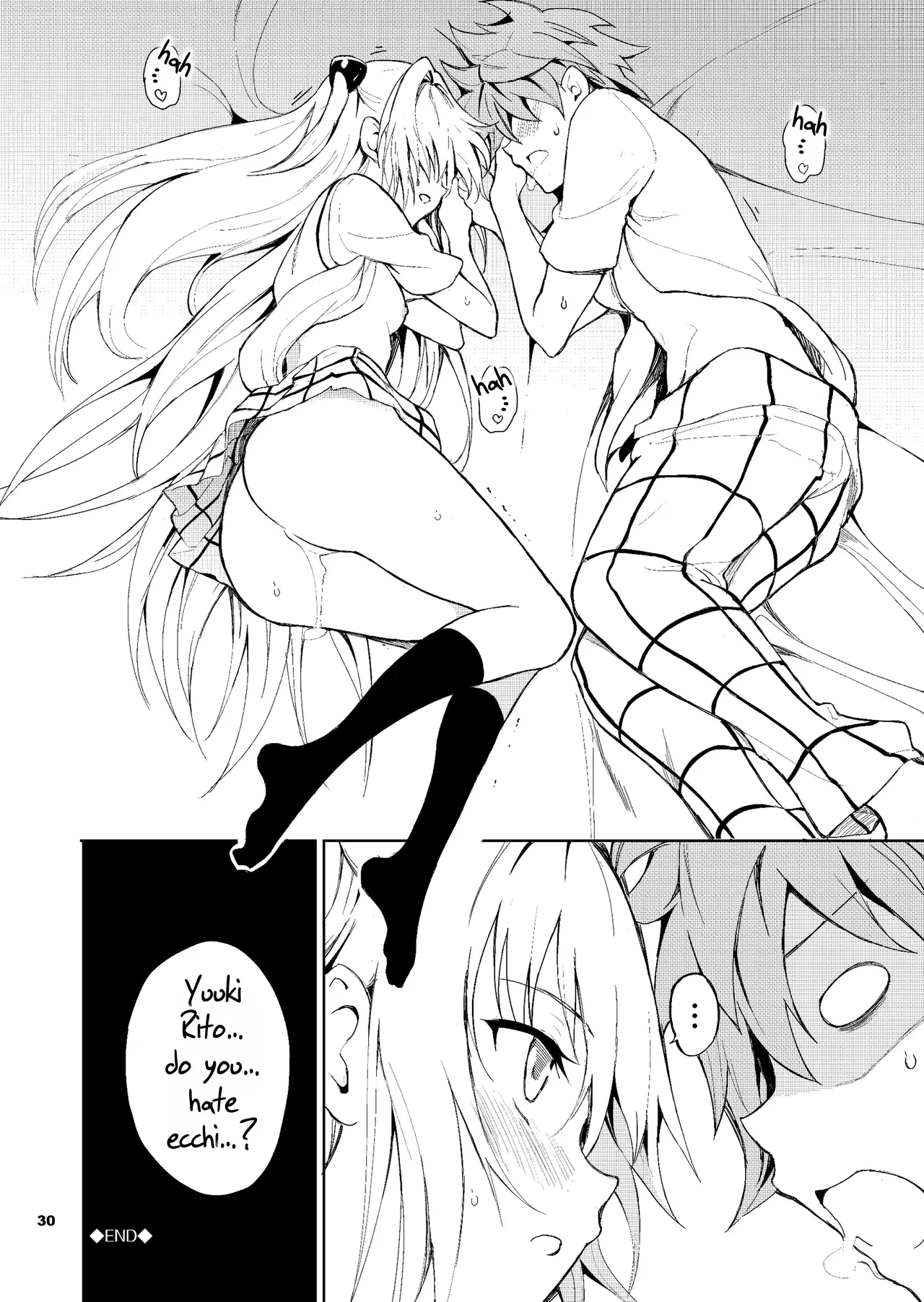 [Kyockchokyock (Kyockcho)]Ecchii no wa Kirai desu ka? | Do You Hate Ecchi?(To LOVE-Ru) [English] [Rei Scans] [Digital] Page 30