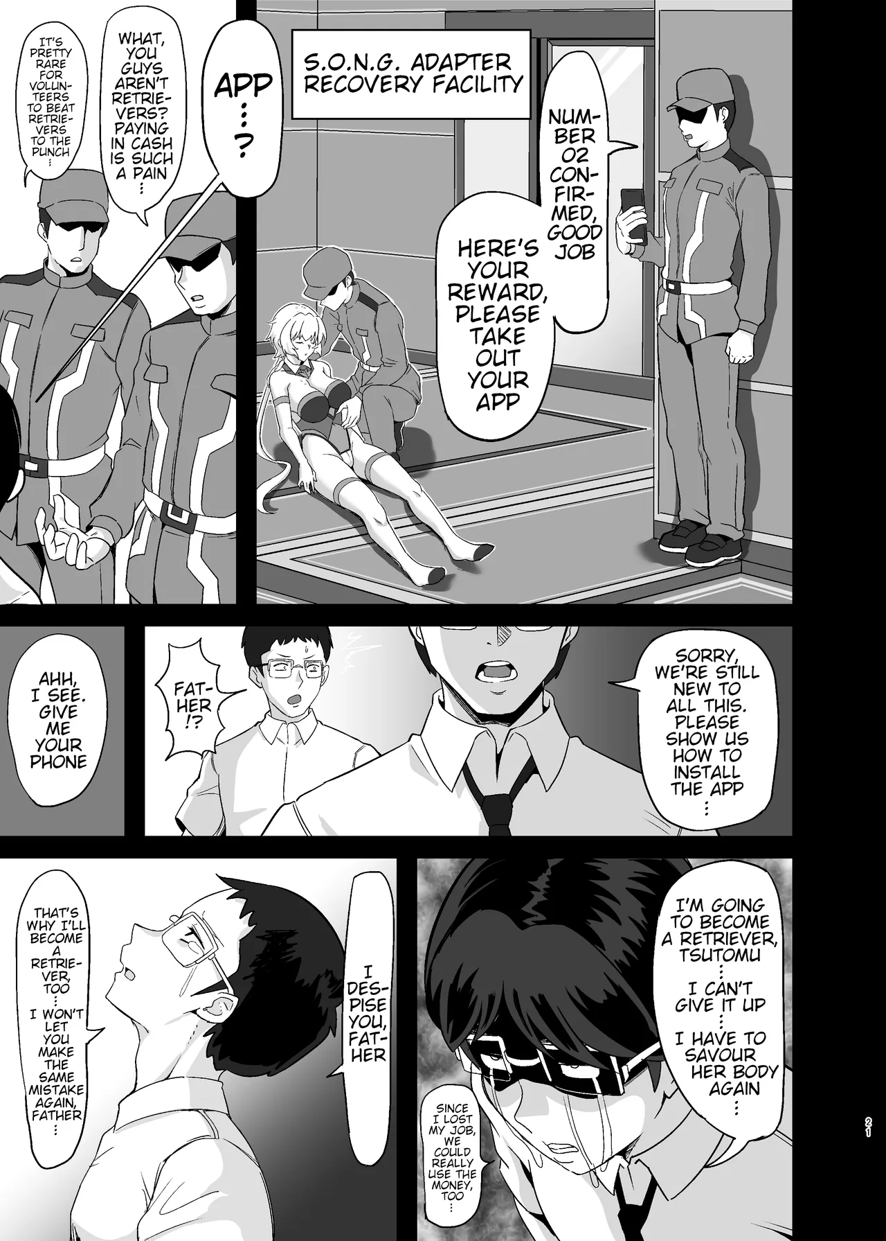 [Denshiko! (Outotsu Den)]Ochiteru Sousha Hirotte Mita www(Senki Zesshou Symphogear) [English] [Digital] Page 20