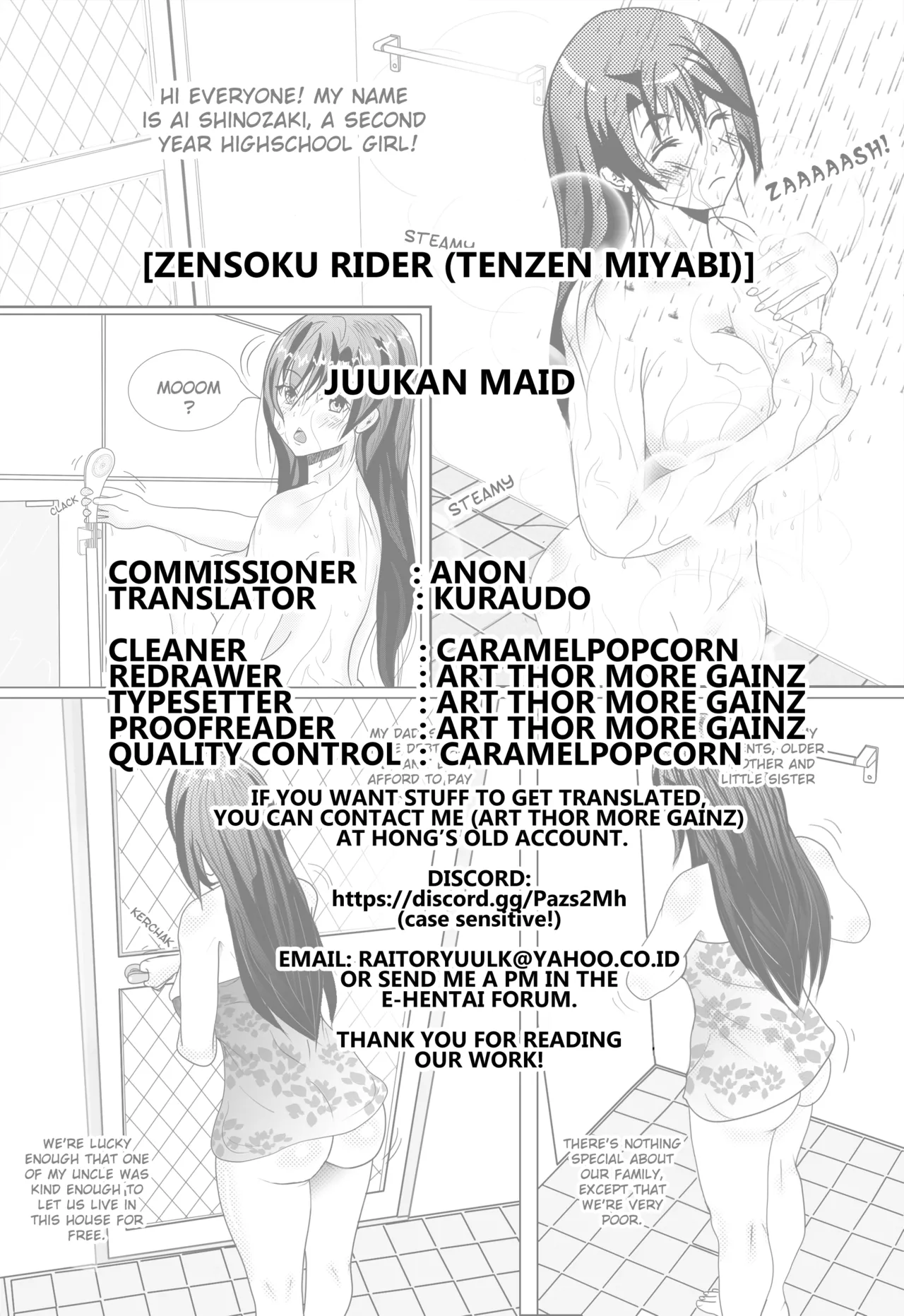 [Zensoku Rider (Tenzen Miyabi)]Juukan Maid[English] [Kuraudo] Page 22