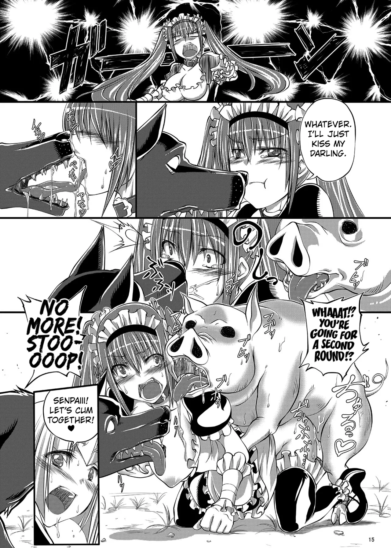 [Zensoku Rider (Tenzen Miyabi)]Juukan Maid 2[English] [Kuraudo] Page 15