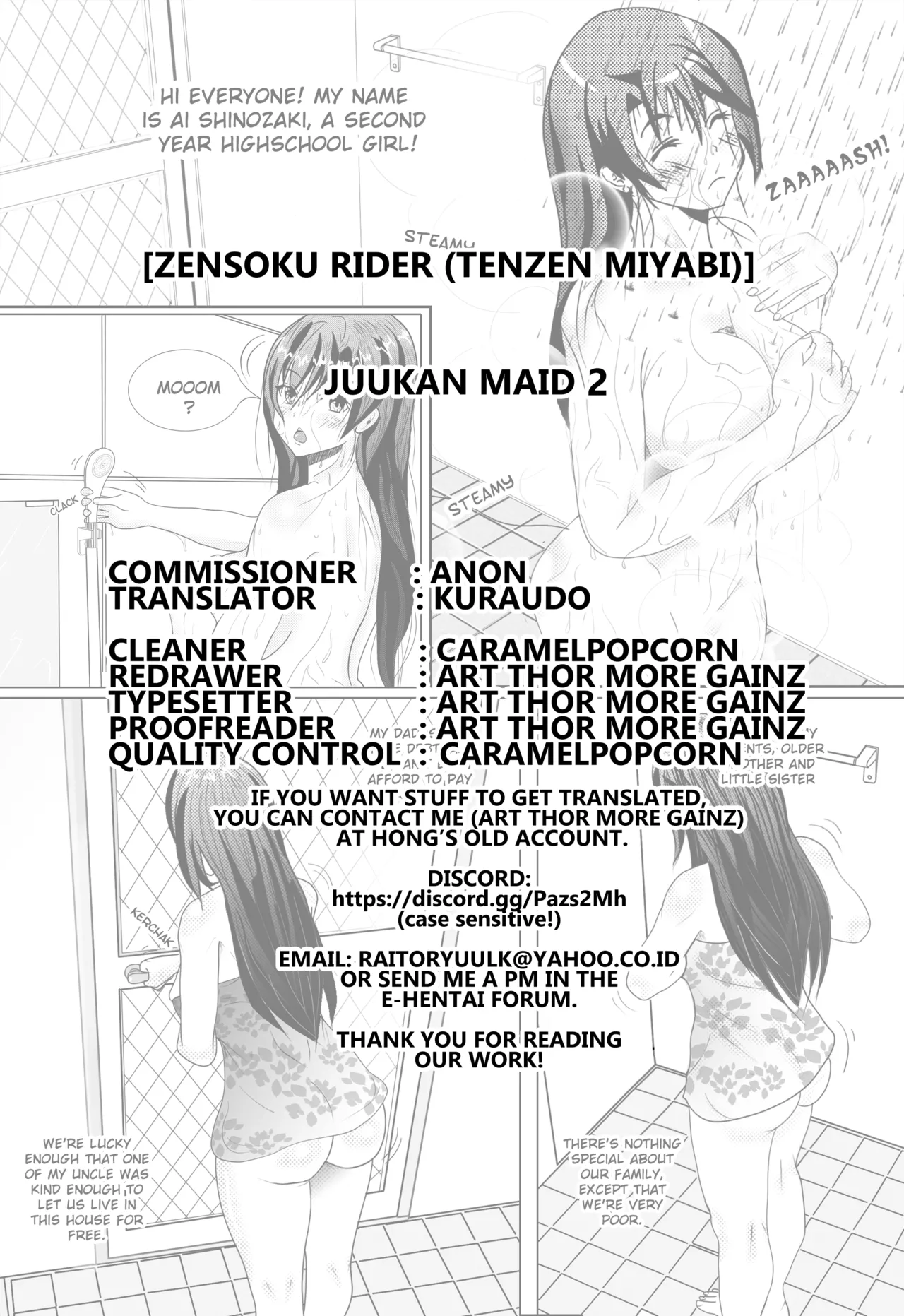 [Zensoku Rider (Tenzen Miyabi)]Juukan Maid 2[English] [Kuraudo] Page 21