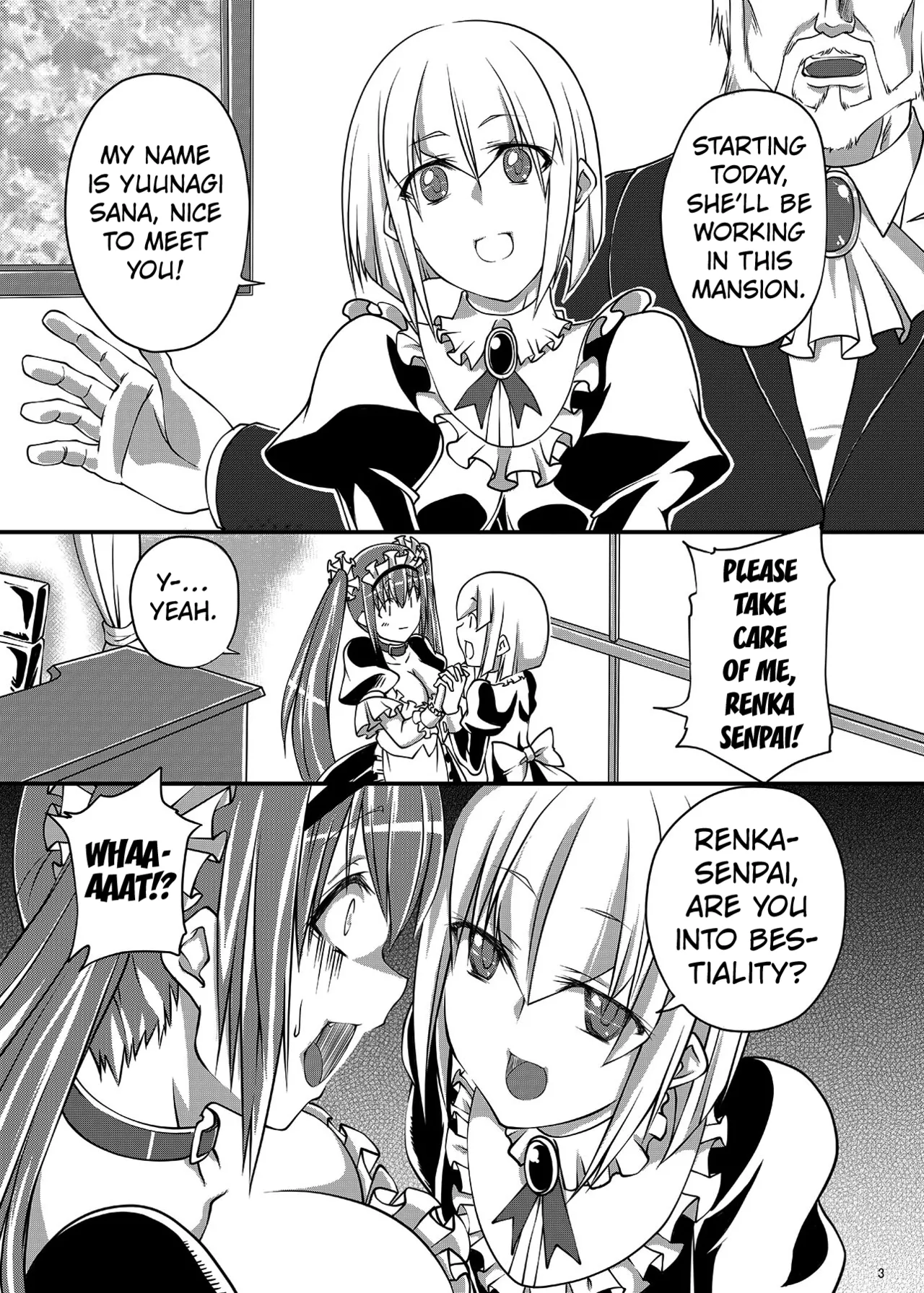 [Zensoku Rider (Tenzen Miyabi)]Juukan Maid 2[English] [Kuraudo] Page 3