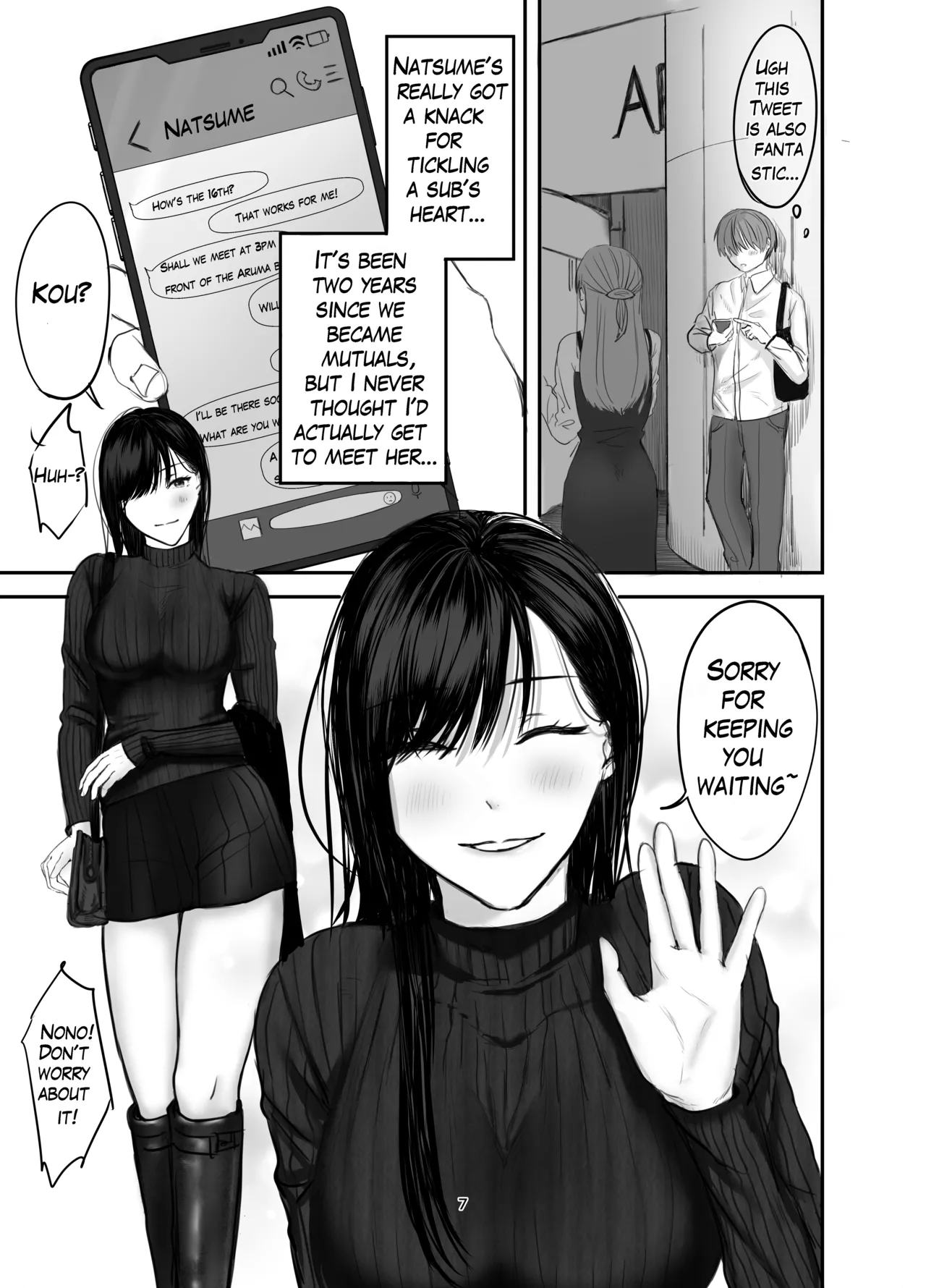 [Hirariha]The Story of How I Became an SNS Domme’s Pet 1 Page 6
