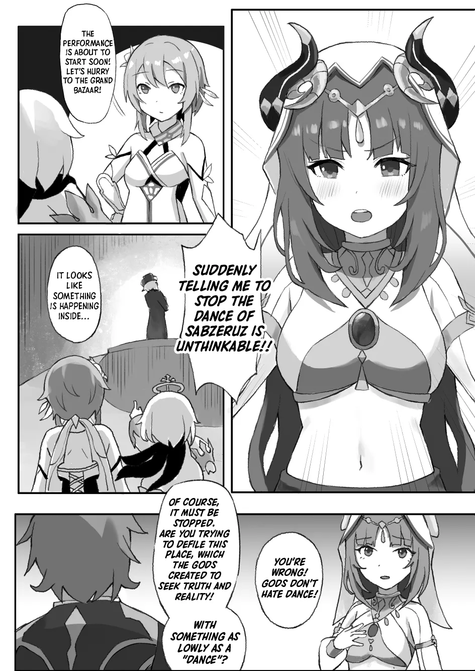 [KASABUTA]Ochita Hasu no Hana | The Fallen Lotus Flower(Genshin Impact) [English] [Shiro Translation] Page 1