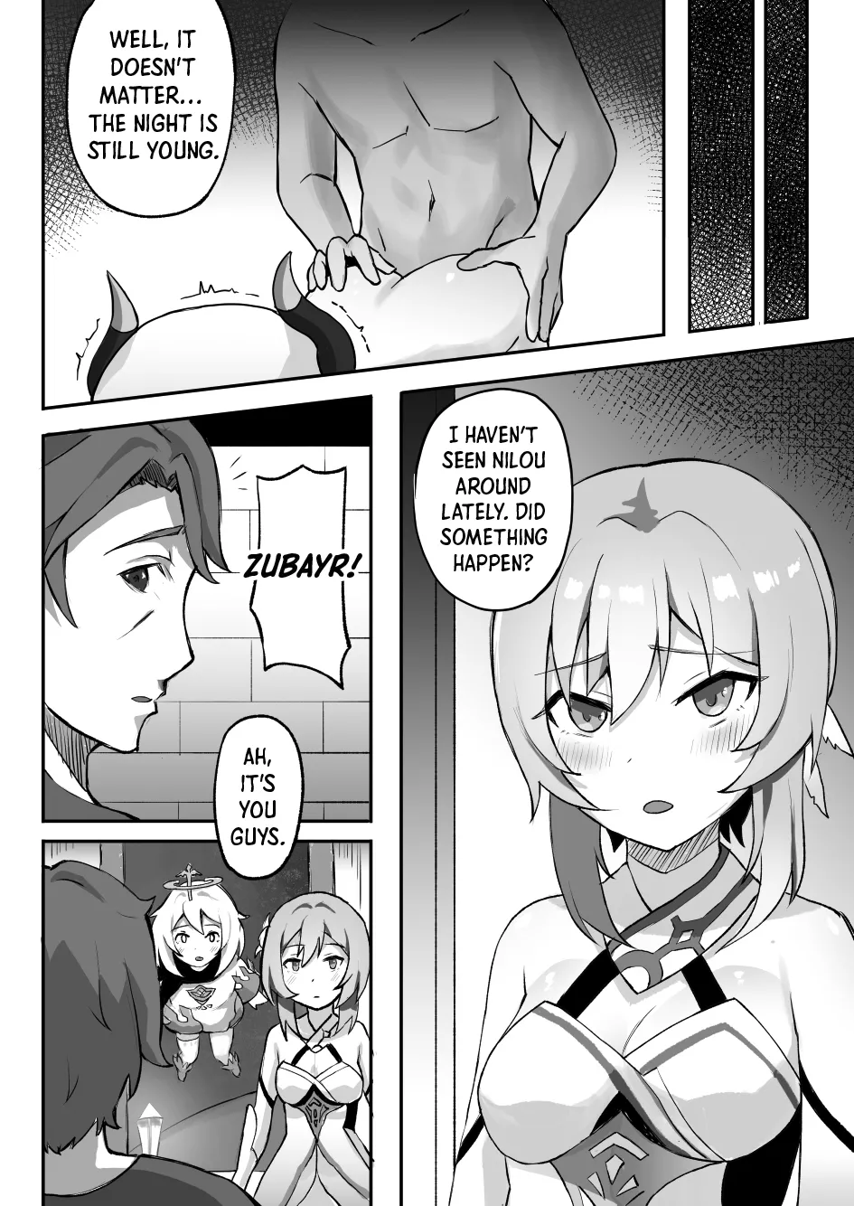 [KASABUTA]Ochita Hasu no Hana | The Fallen Lotus Flower(Genshin Impact) [English] [Shiro Translation] Page 19